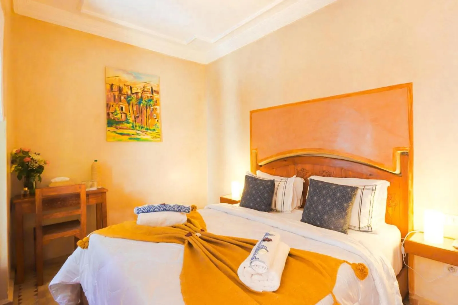 Property building, Bed in Riad Berenssi