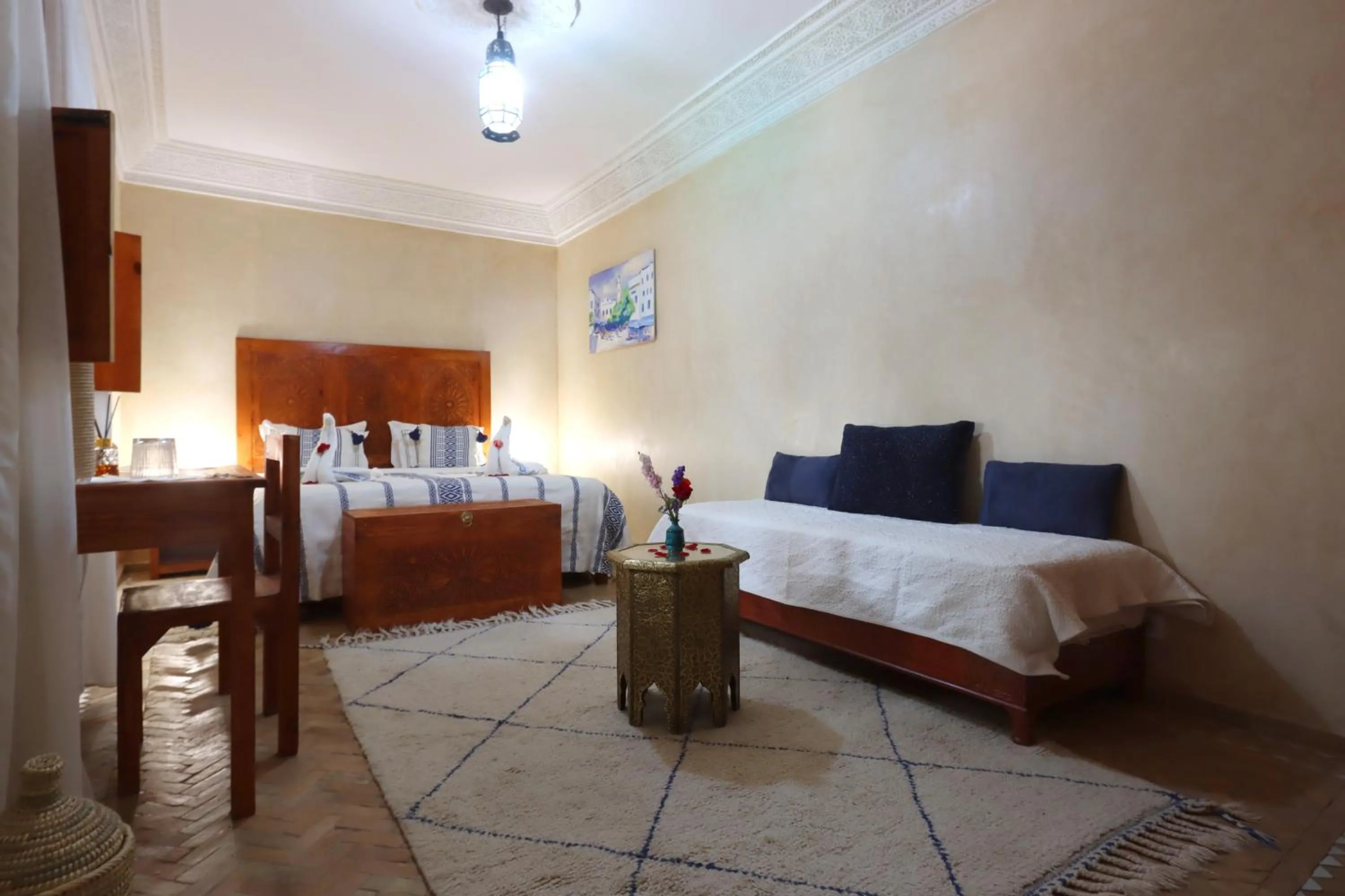 Bed in Riad Berenssi