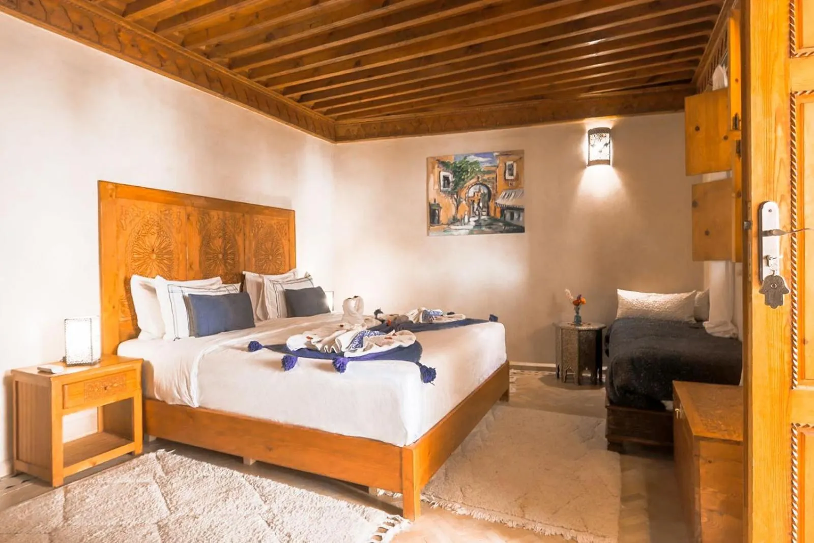 Bed in Riad Berenssi