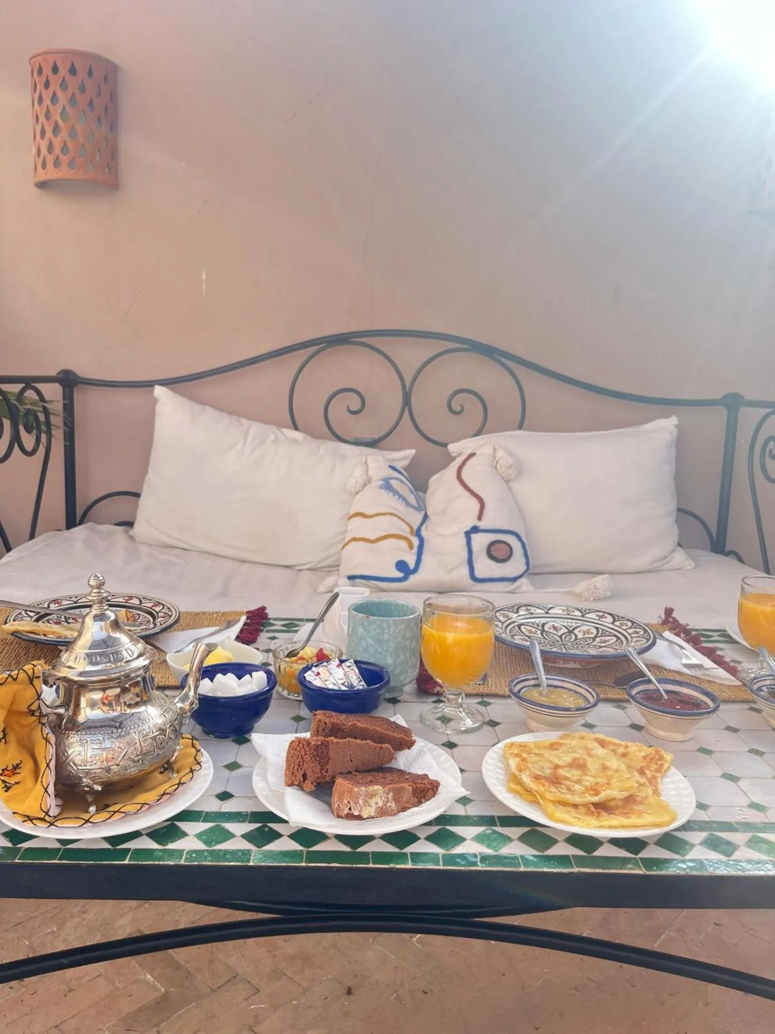 Patio in Riad Berenssi