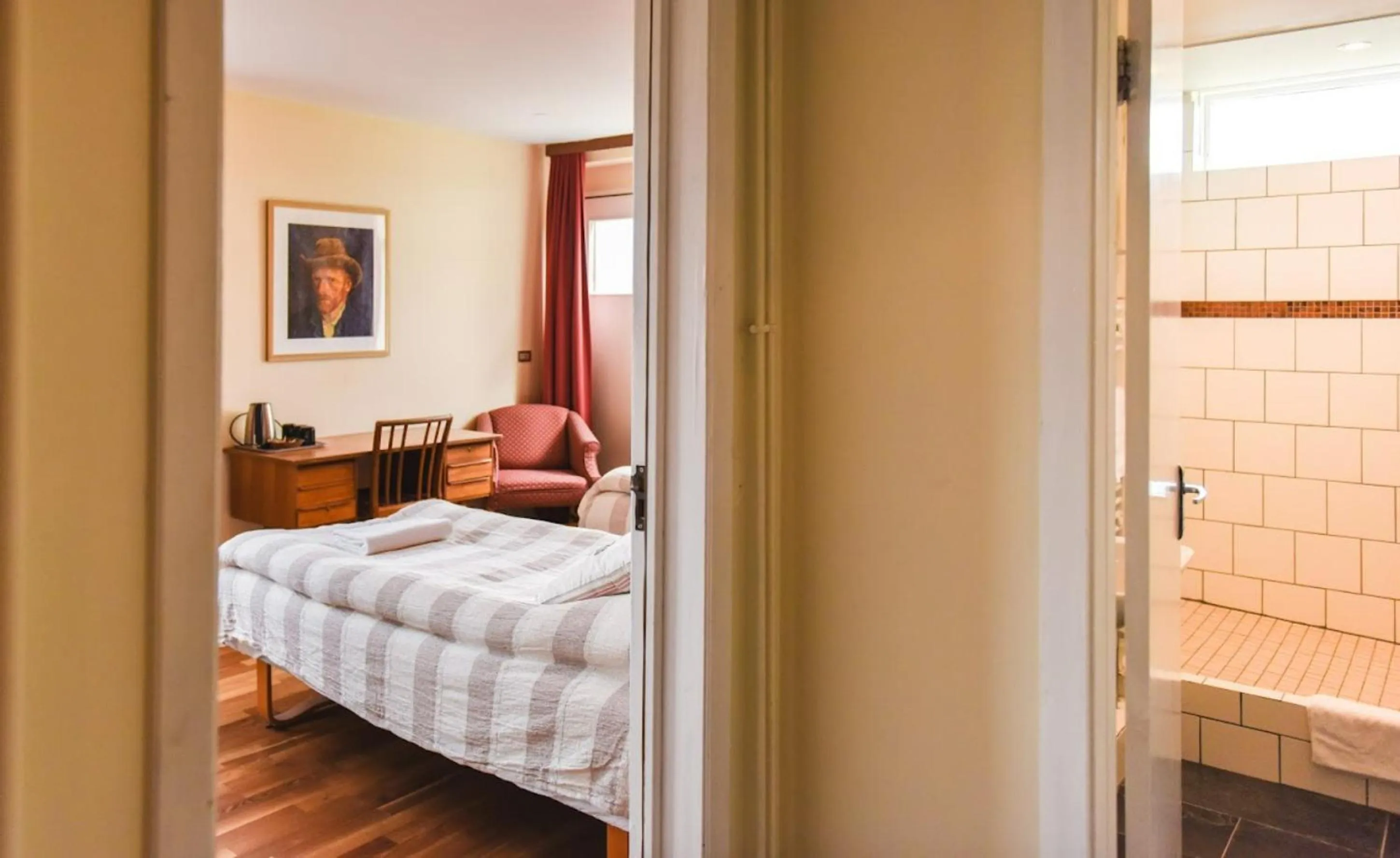 Bed in Hotel Latrabjarg