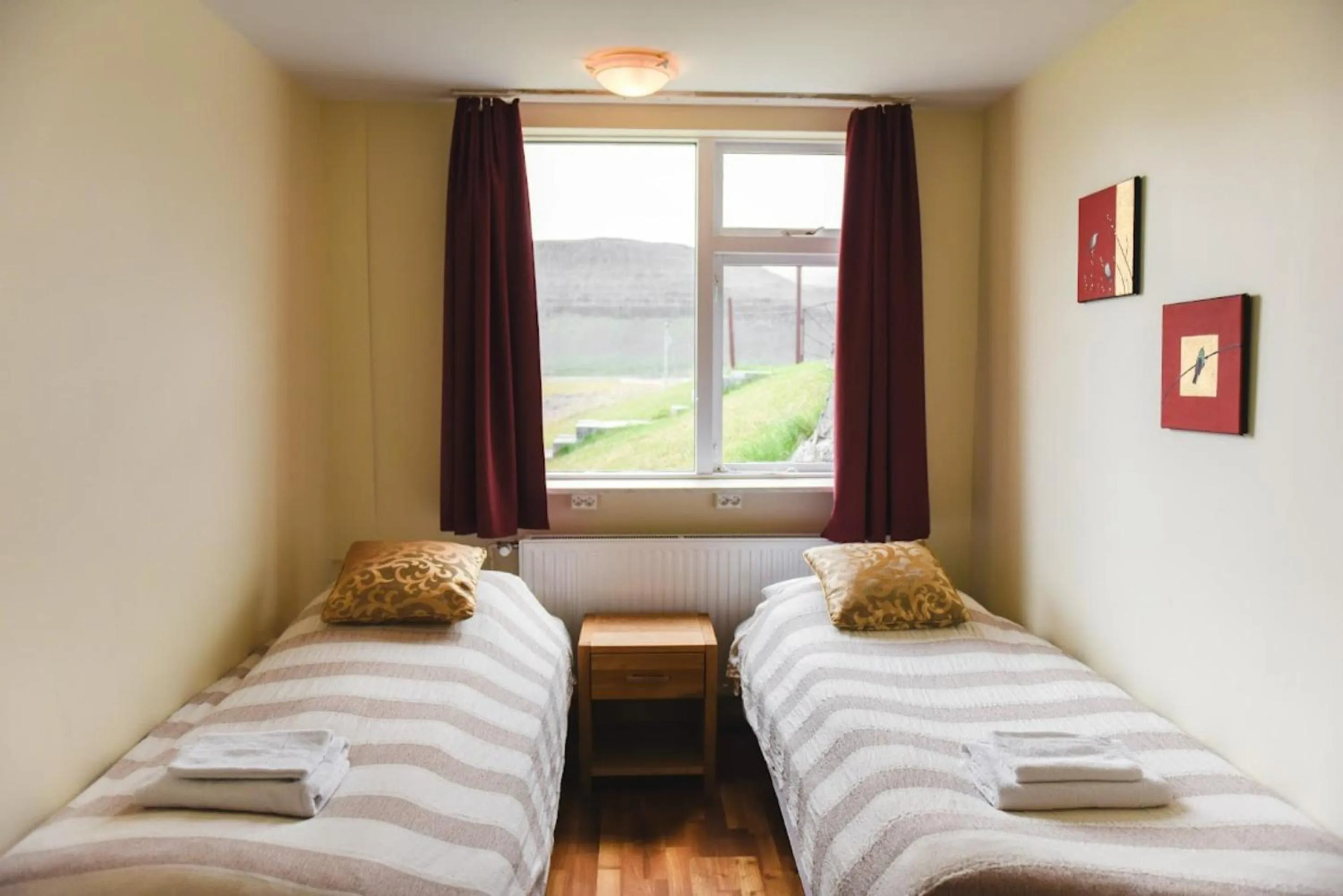 Bed in Hotel Latrabjarg