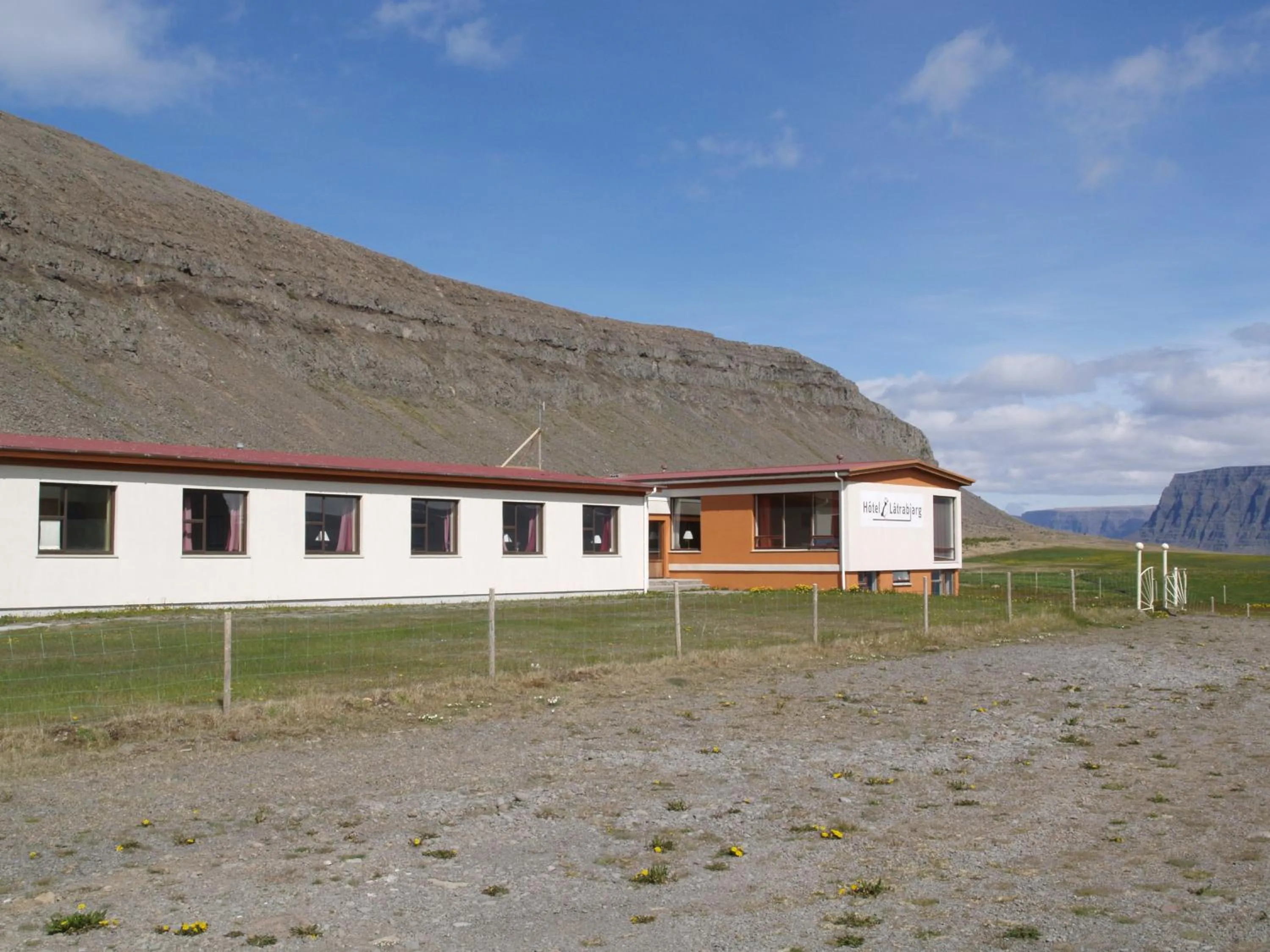 Property building in Hotel Latrabjarg