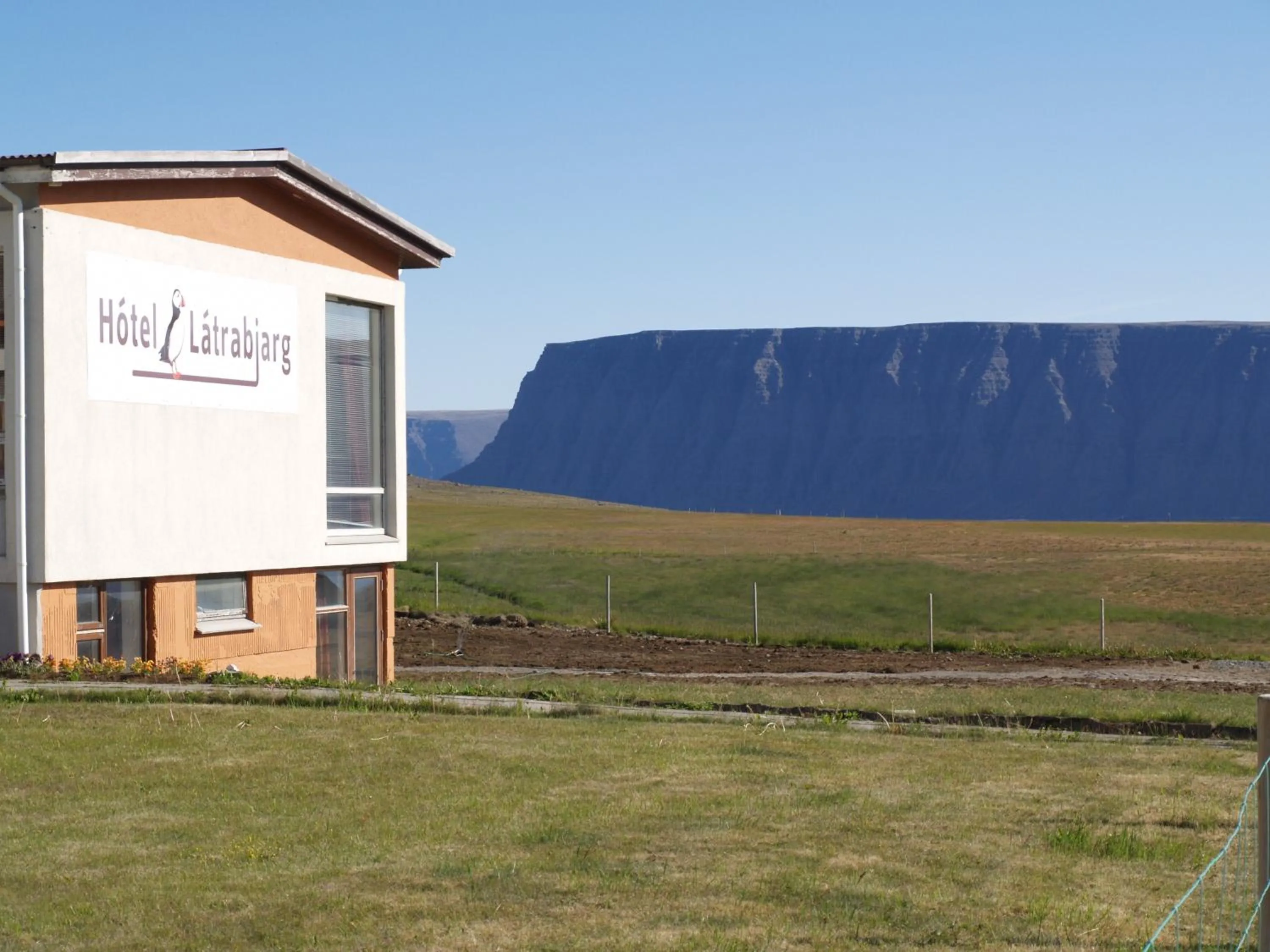 Property building in Hotel Latrabjarg