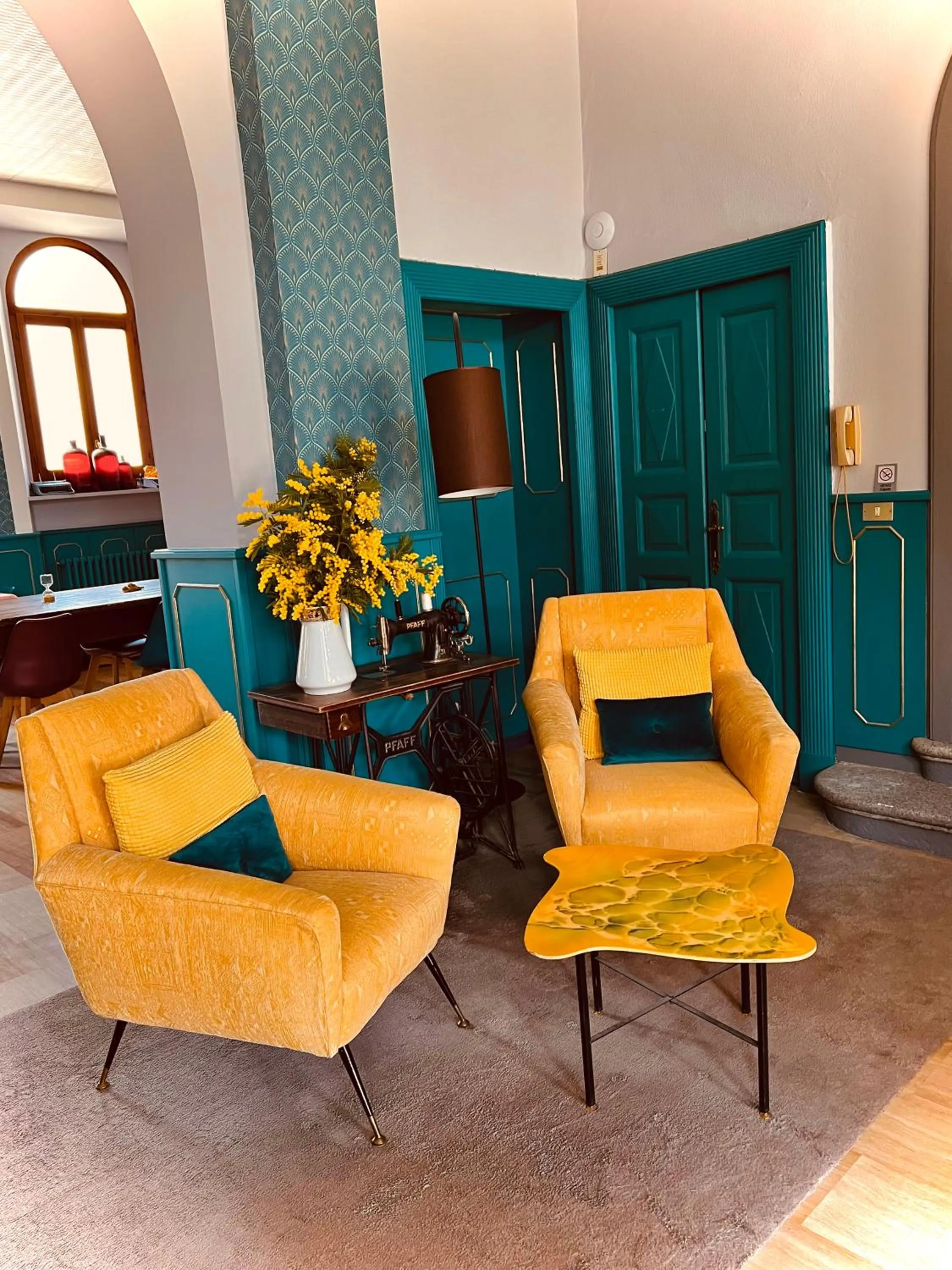 Lobby or reception in Hotel Casa Camilla