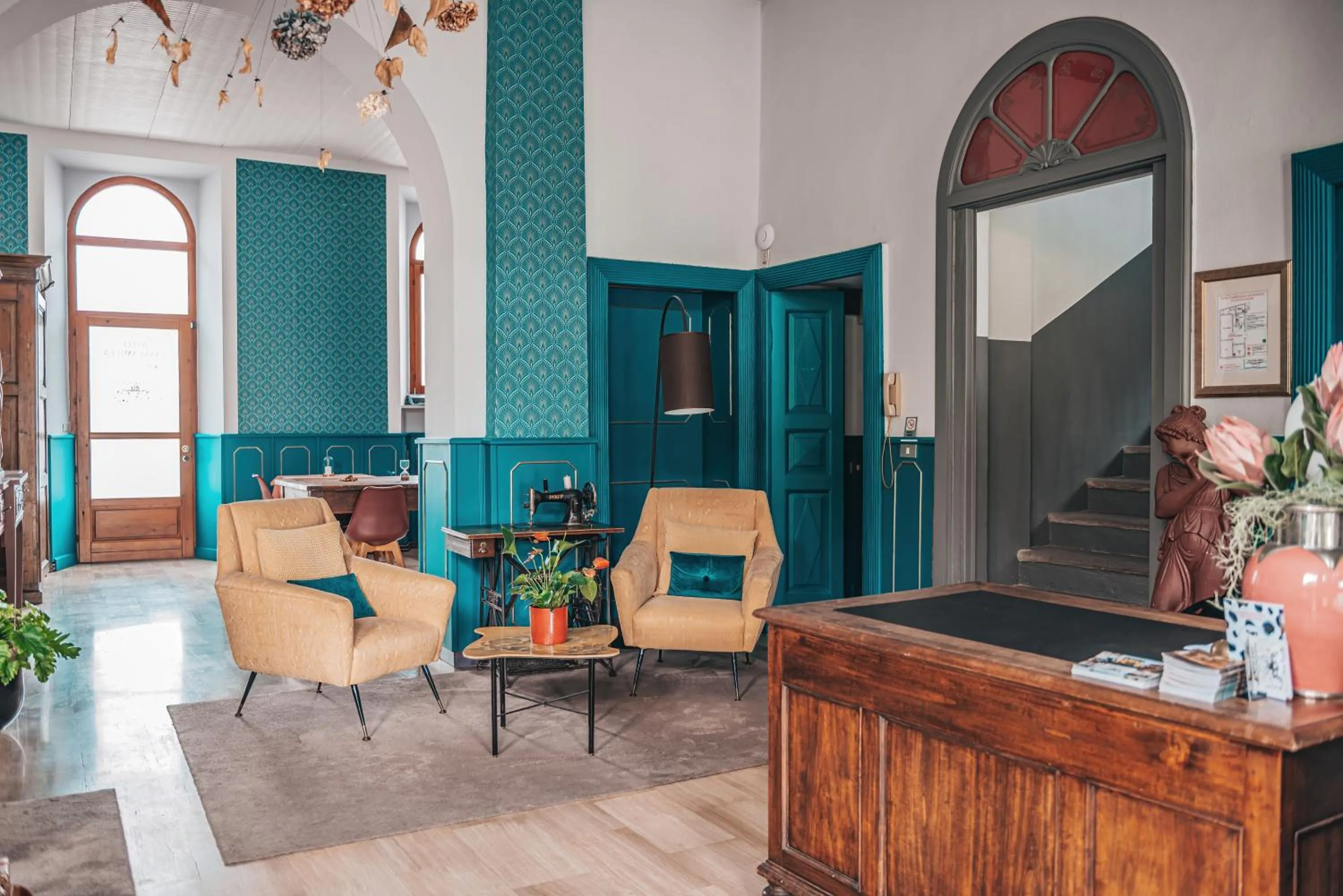 Lobby or reception in Hotel Casa Camilla