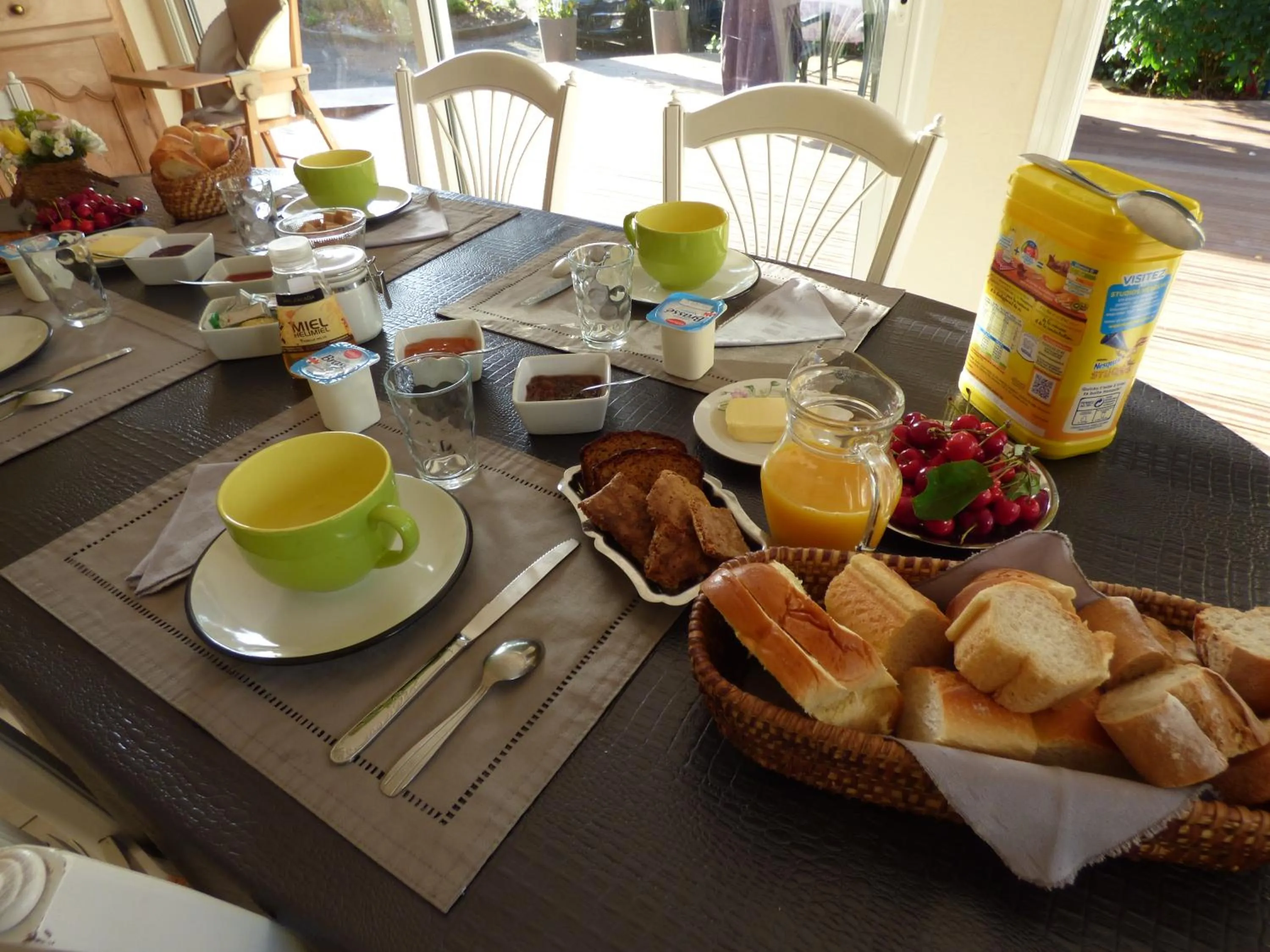 Breakfast in Chambres d'Hôtes Vignes et Loire
