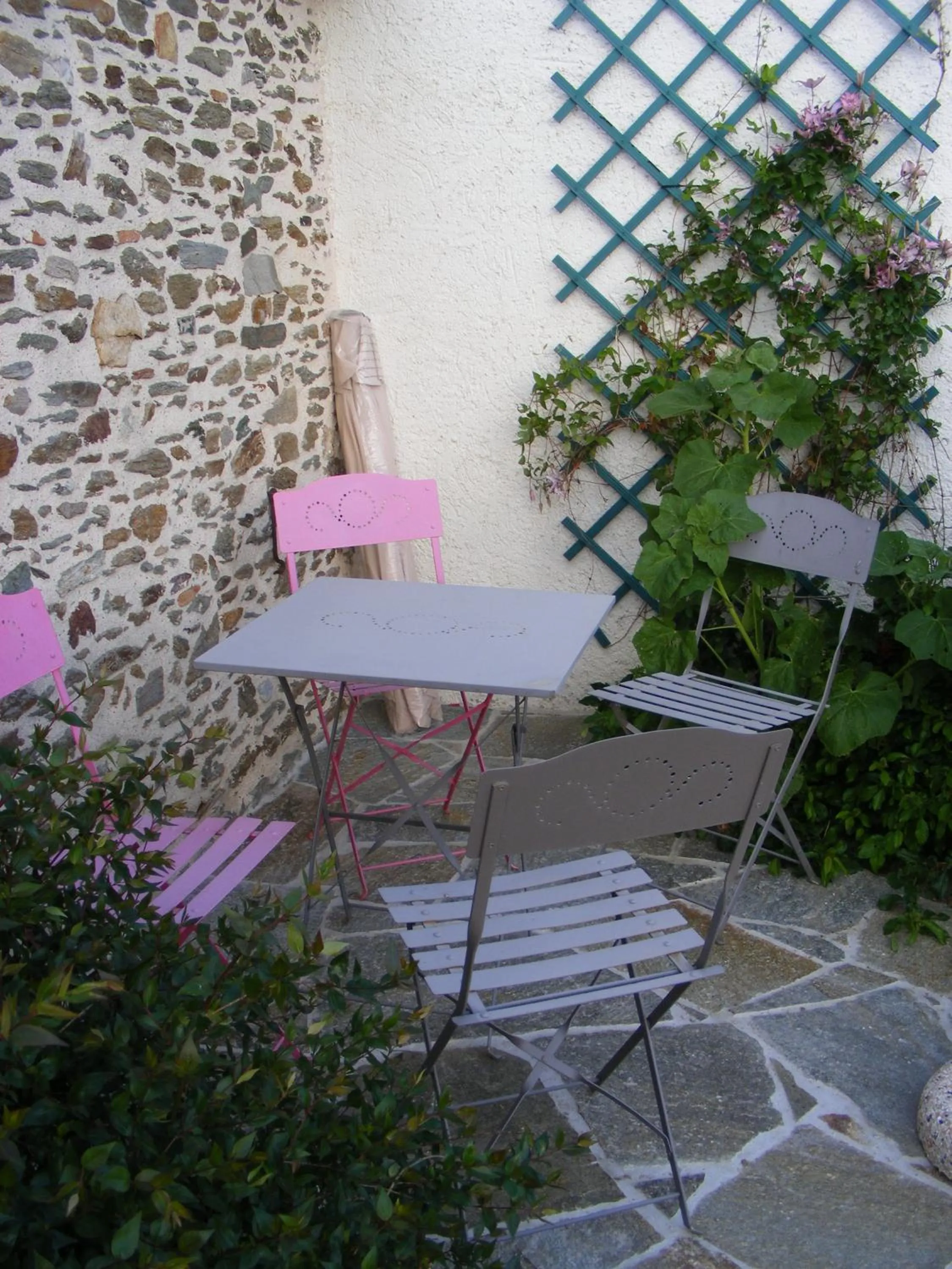 Patio in Chambres d'Hôtes Vignes et Loire