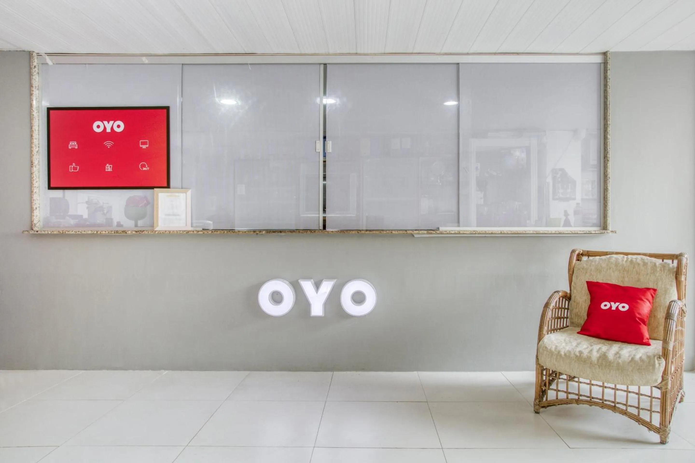 Lobby or reception in OYO Praia Hotel Recanto do Tomé - Salvador