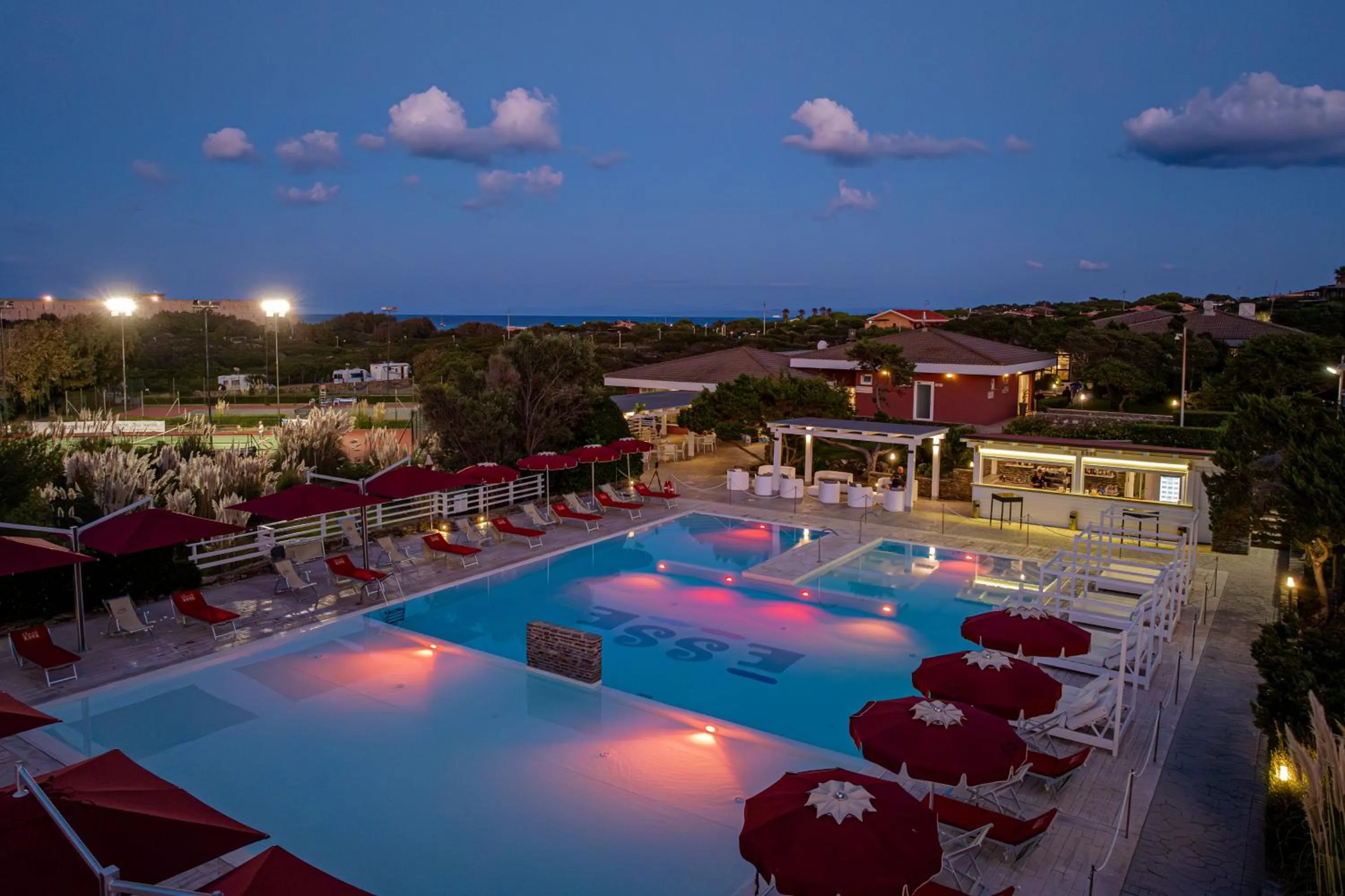 Pool view in Club Esse Sporting