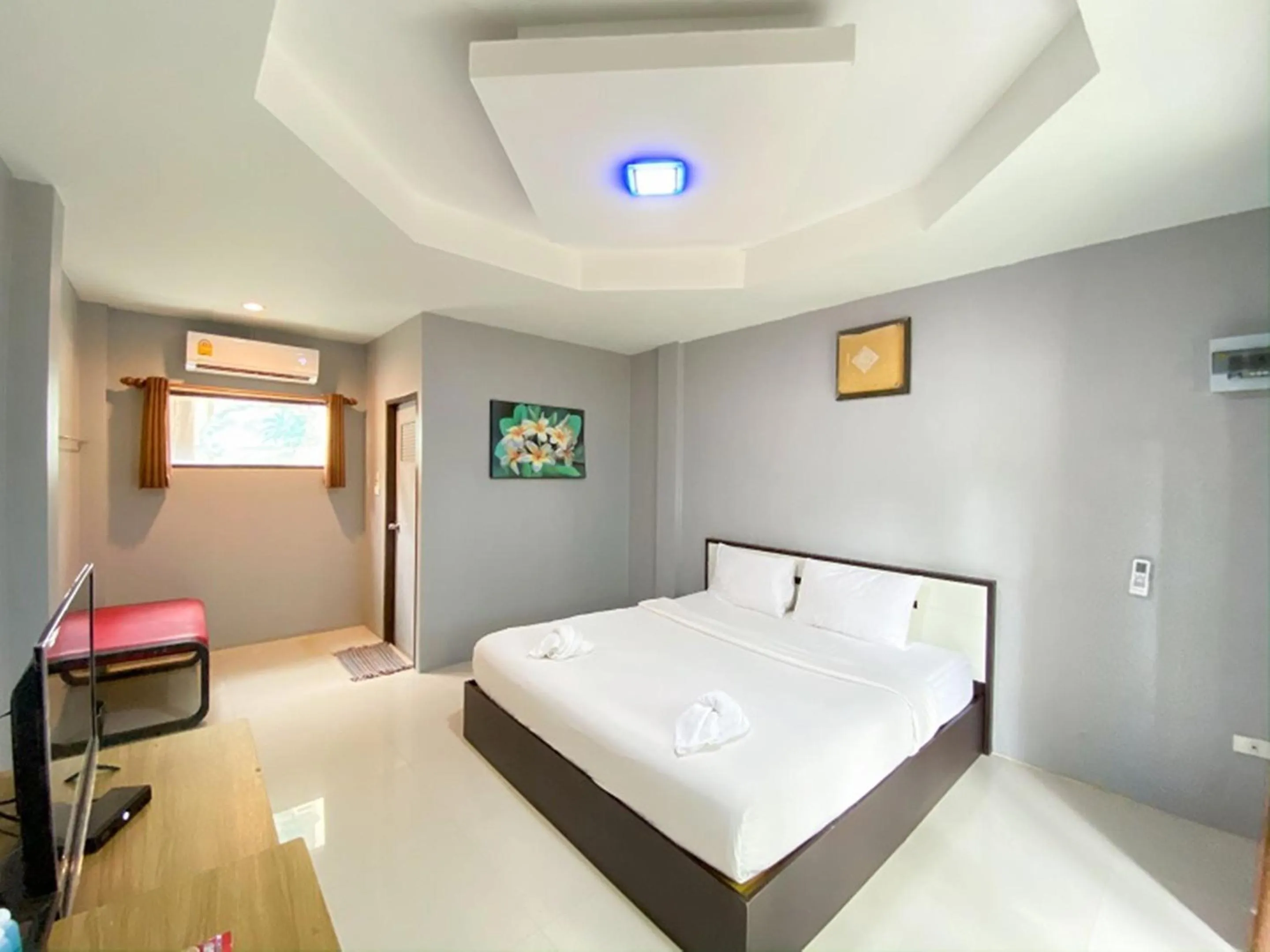 Bed in Natthapon Resort Kaeng Kachan