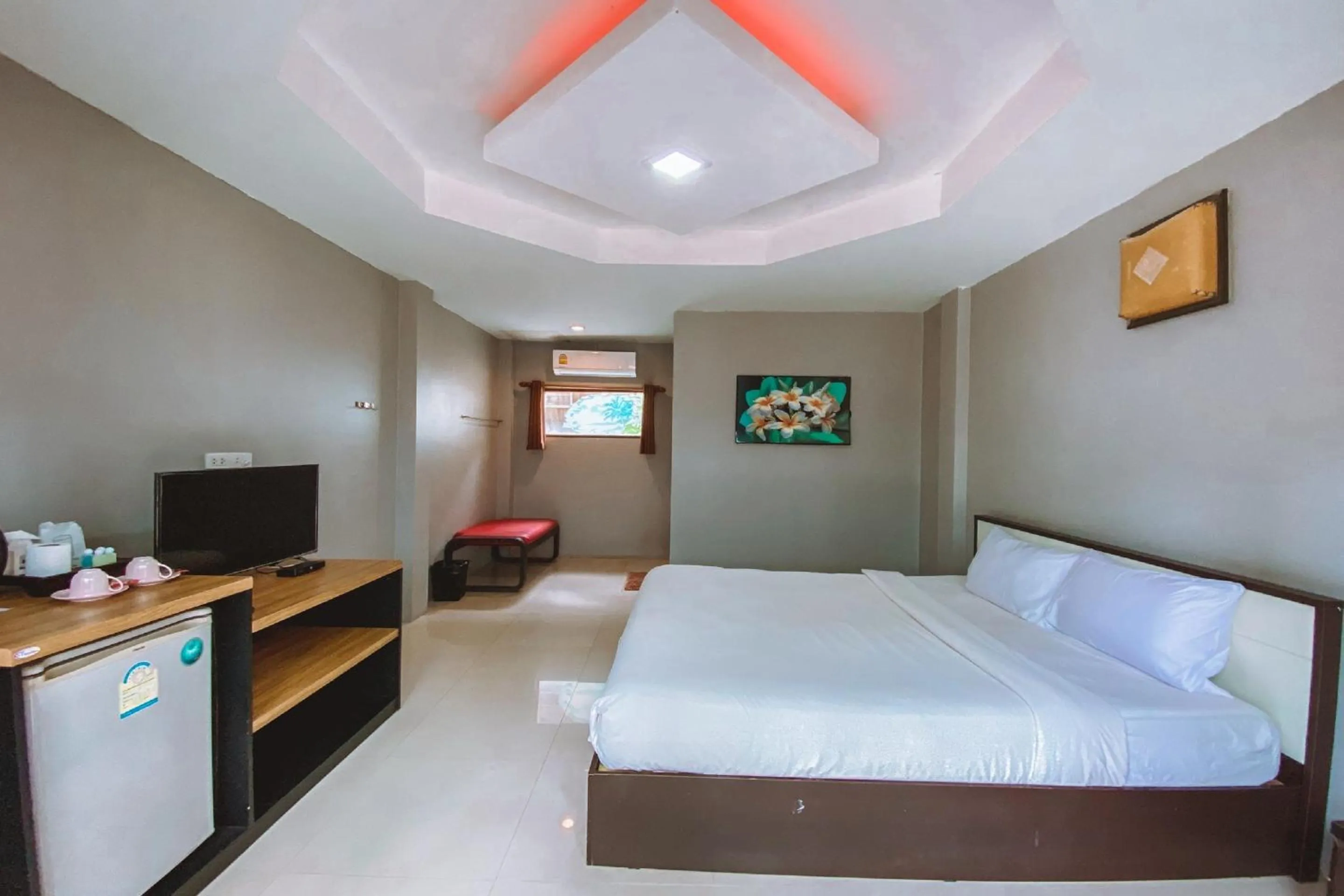 Bed in Natthapon Resort Kaeng Kachan