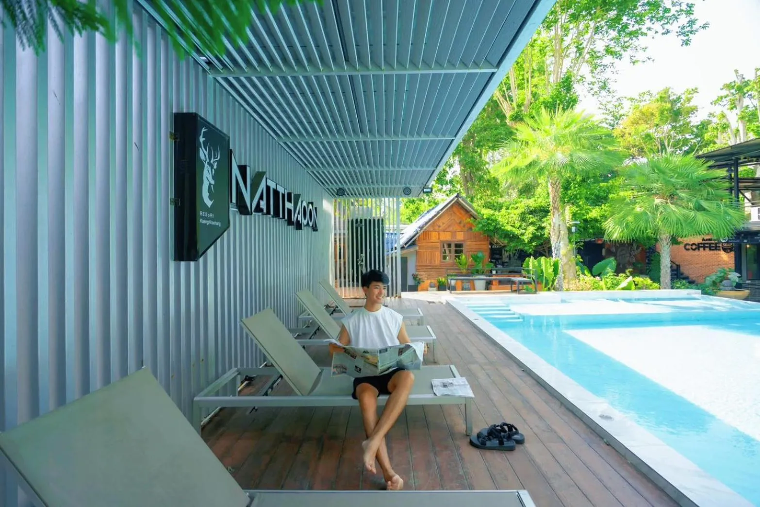 Natural landscape in Natthapon Resort Kaeng Kachan