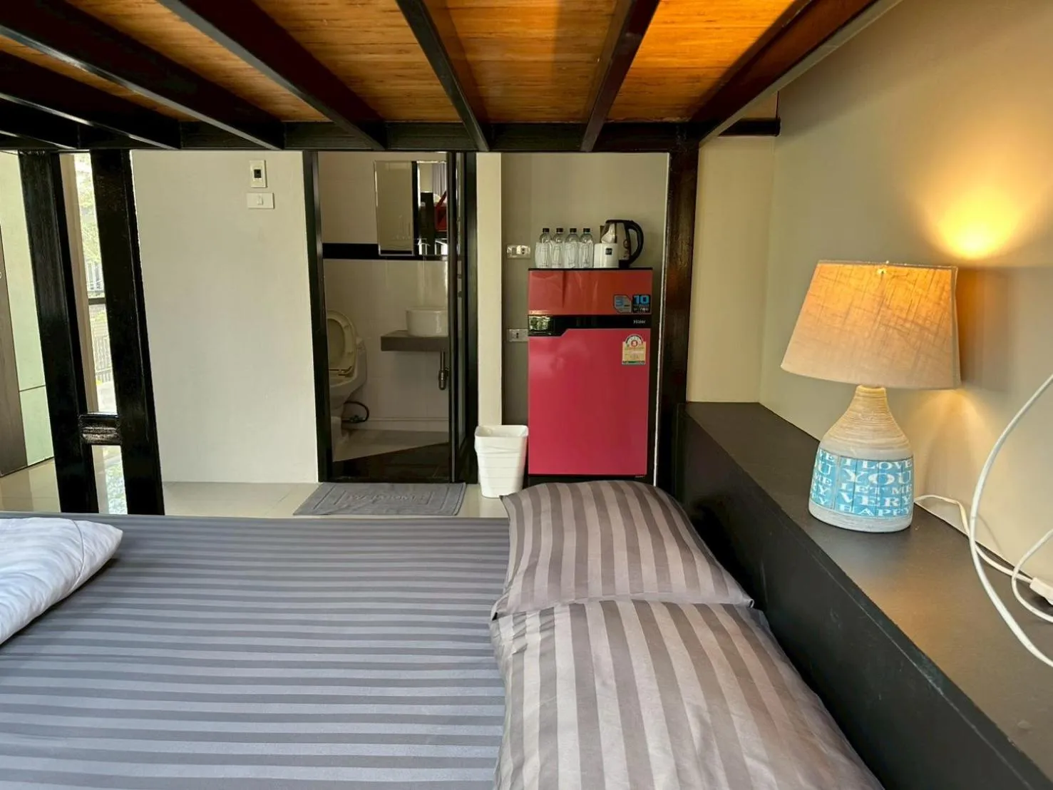 Bed in Natthapon Resort Kaeng Kachan