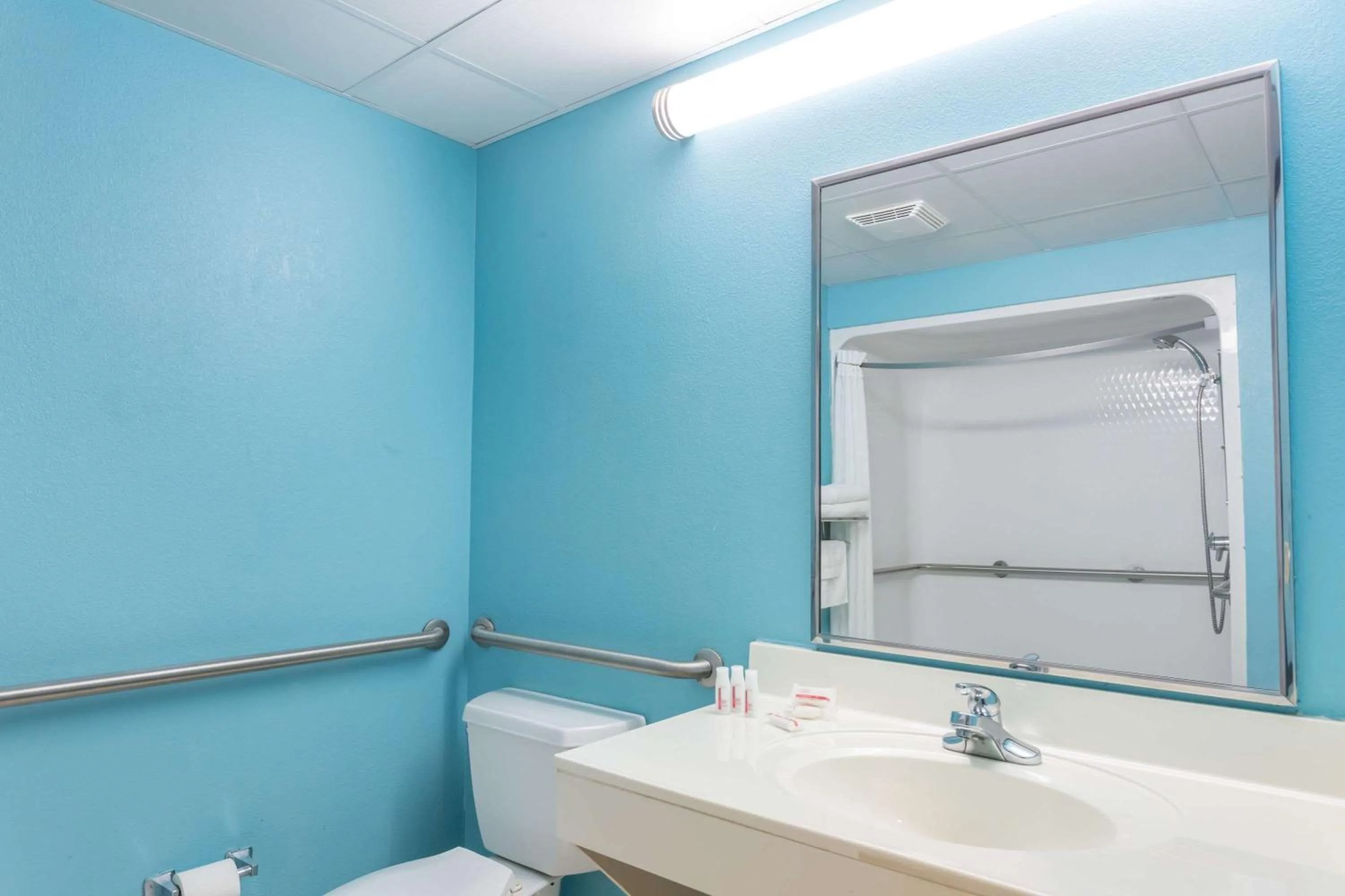 Shower in Super 8 by Wyndham Indianola