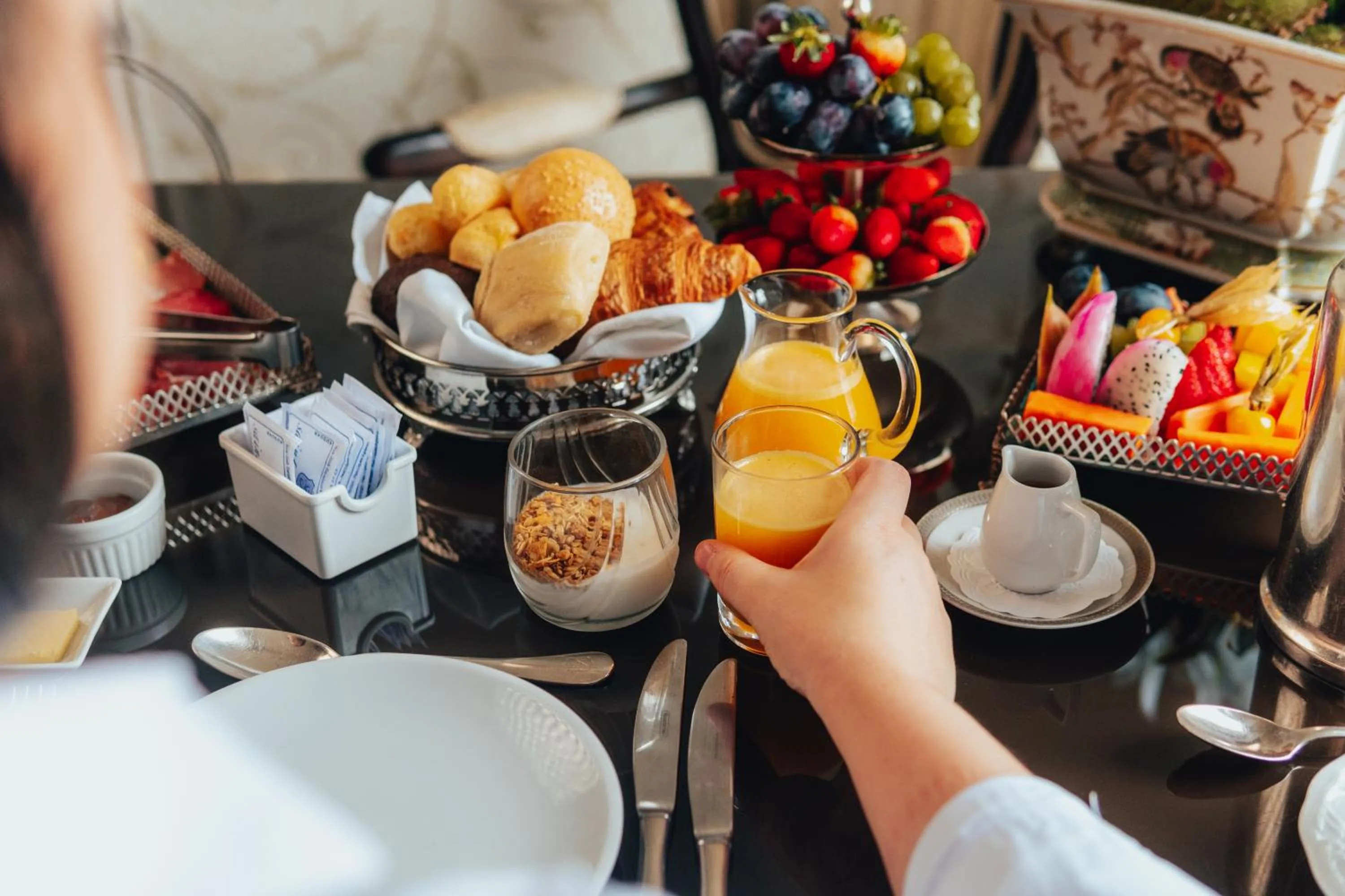 Breakfast in Castelo Saint Andrews