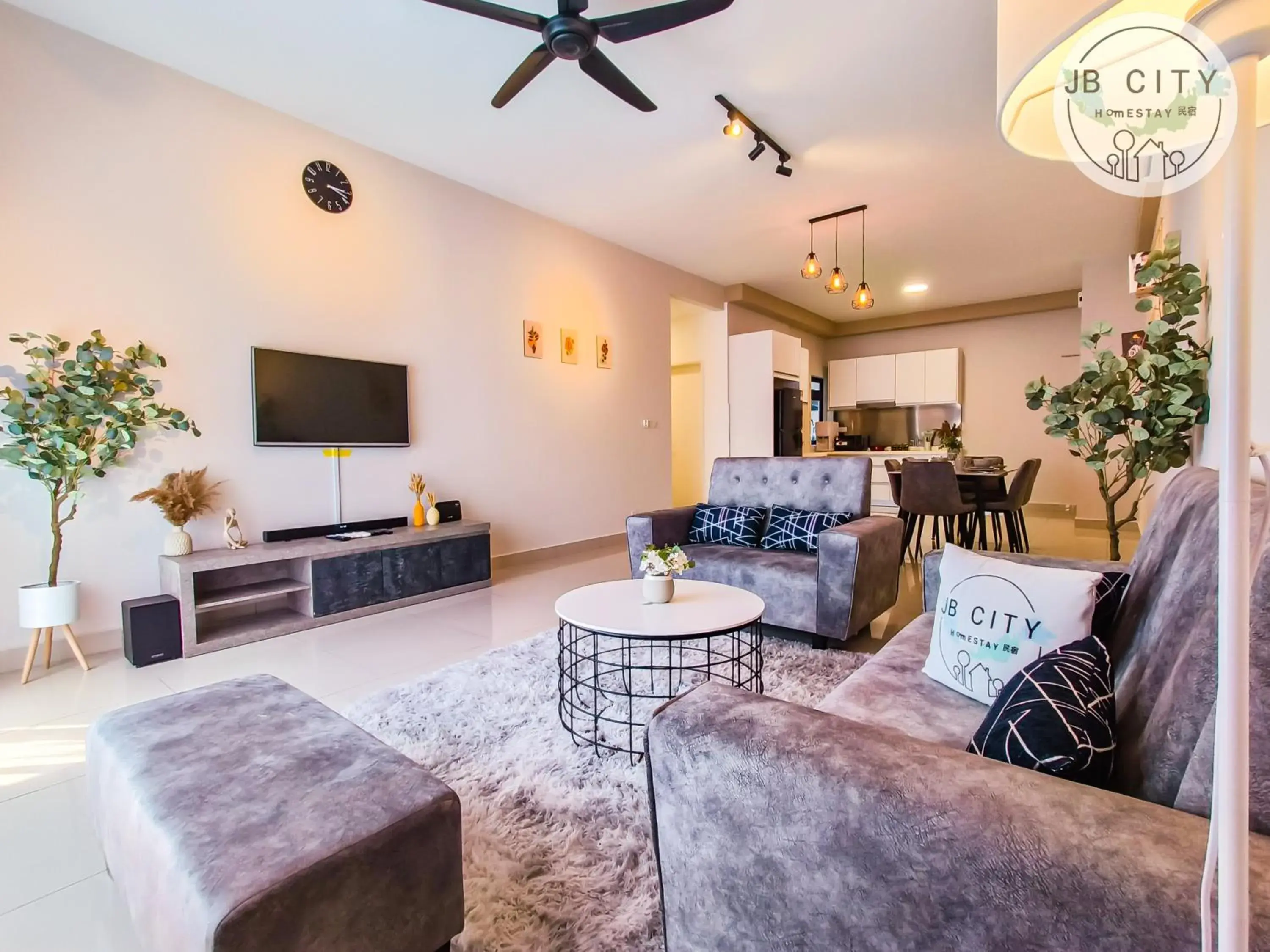 Two-Bedroom Apartment in Pangsapuri Meridian by RR JBcity Two-Bedroom Apartment in Pangsapuri Meridian by RR JBcity