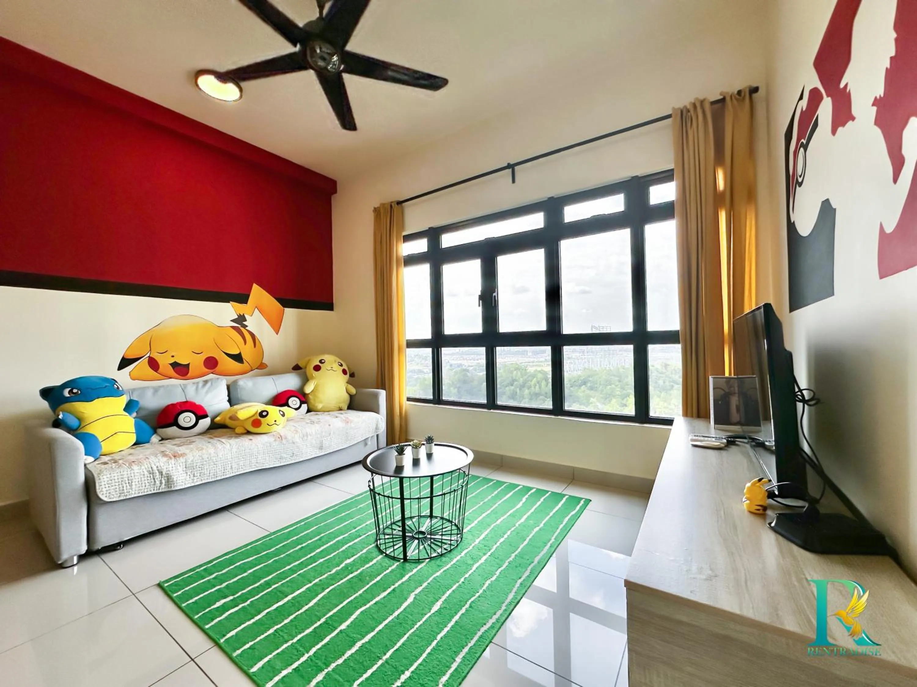 TV and multimedia in Pangsapuri Meridian by RR JBcity