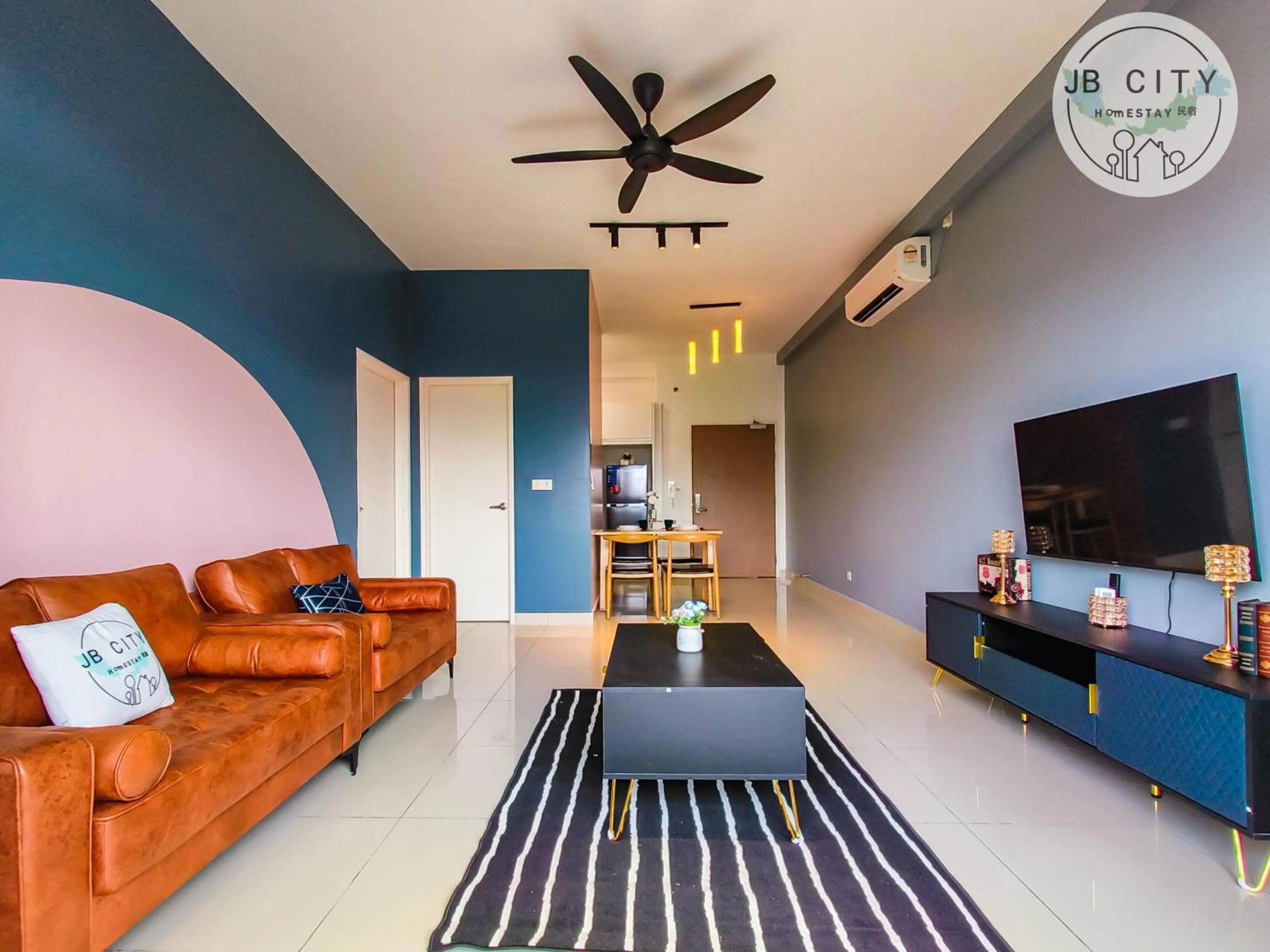 TV and multimedia in Pangsapuri Meridian by RR JBcity