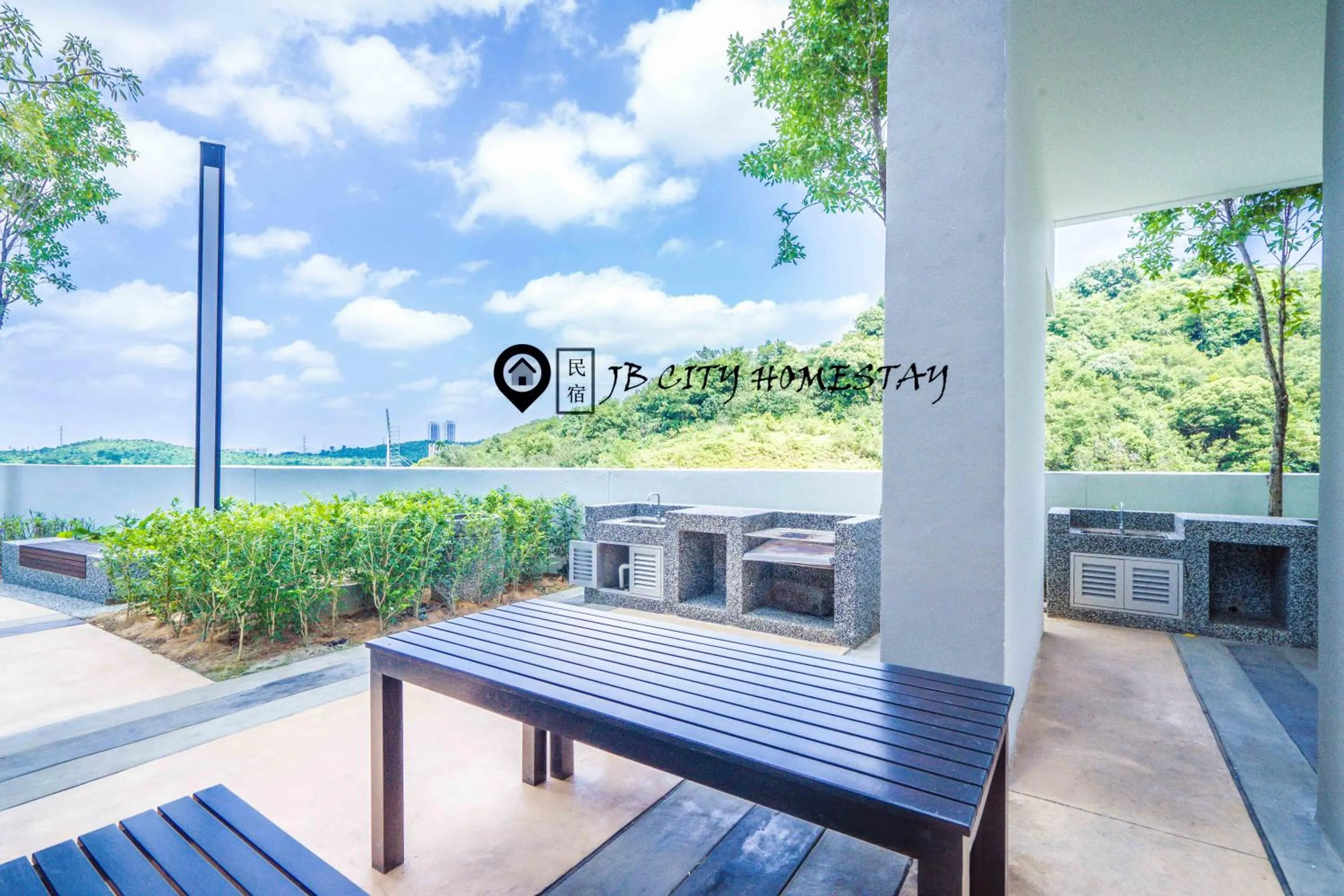 BBQ facilities in Pangsapuri Meridian by RR JBcity