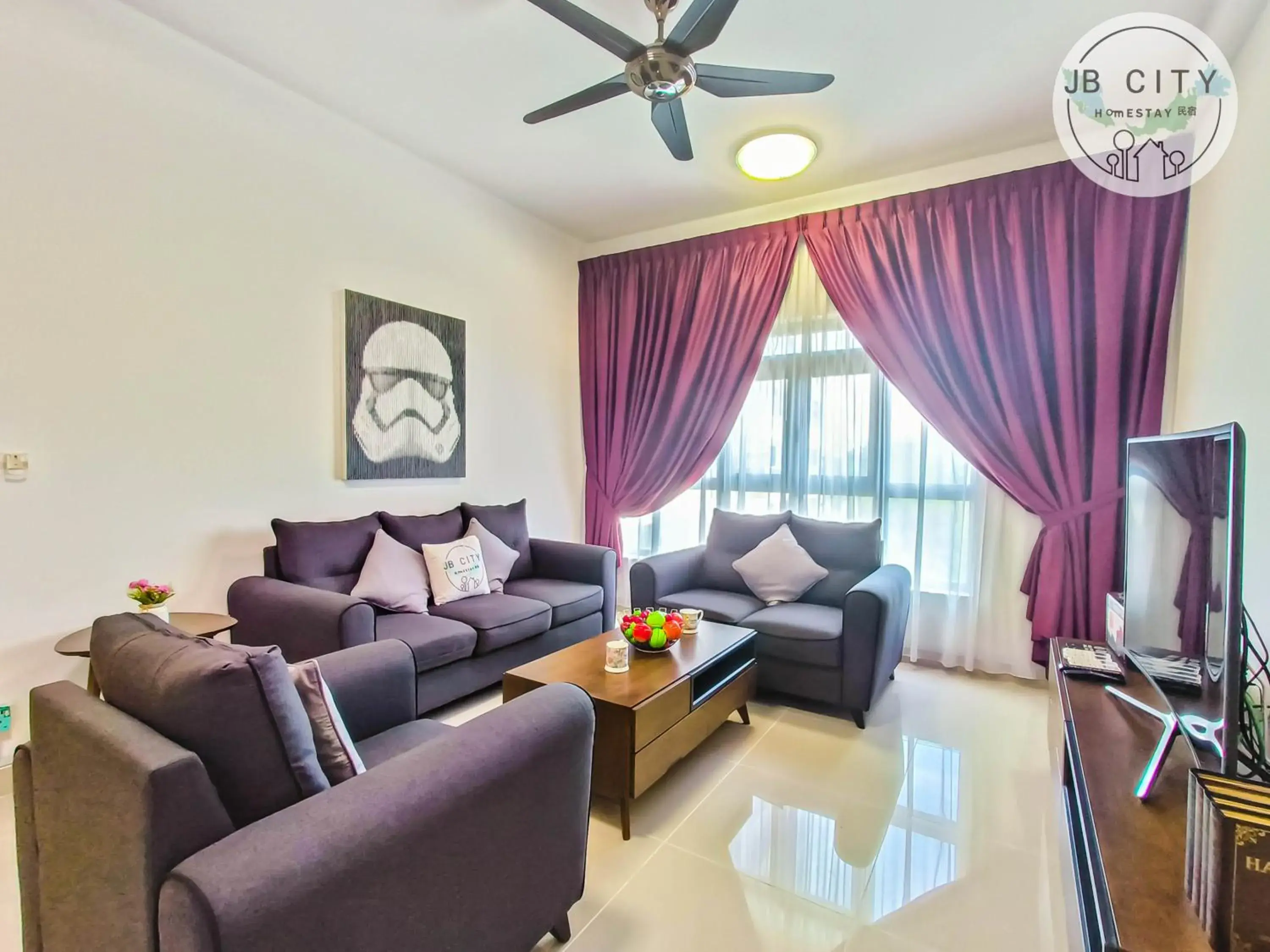 Apartment with Mountain View in Pangsapuri Meridian by RR JBcity Apartment with Mountain View in Pangsapuri Meridian by RR JBcity