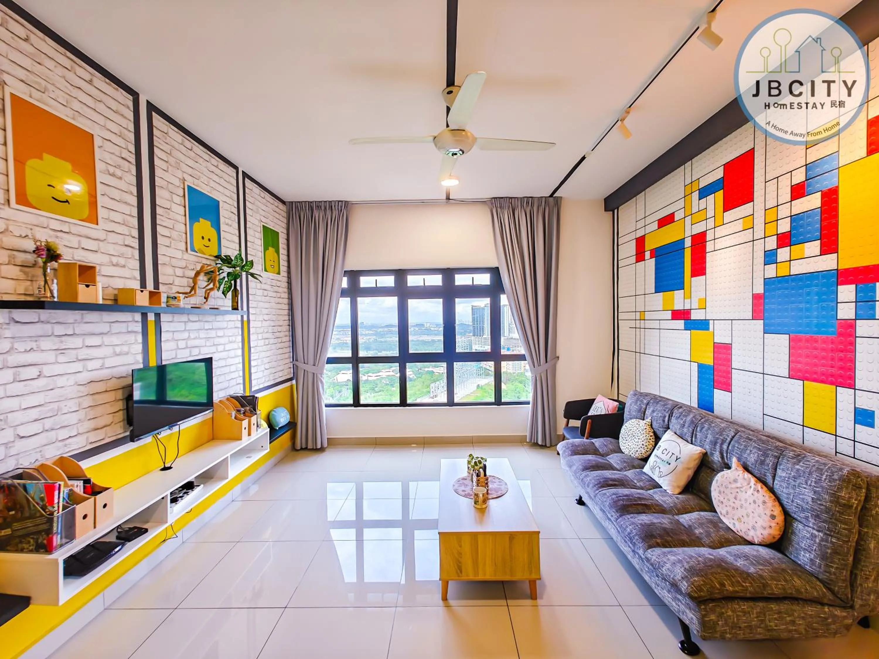 TV and multimedia in Pangsapuri Meridian by RR JBcity