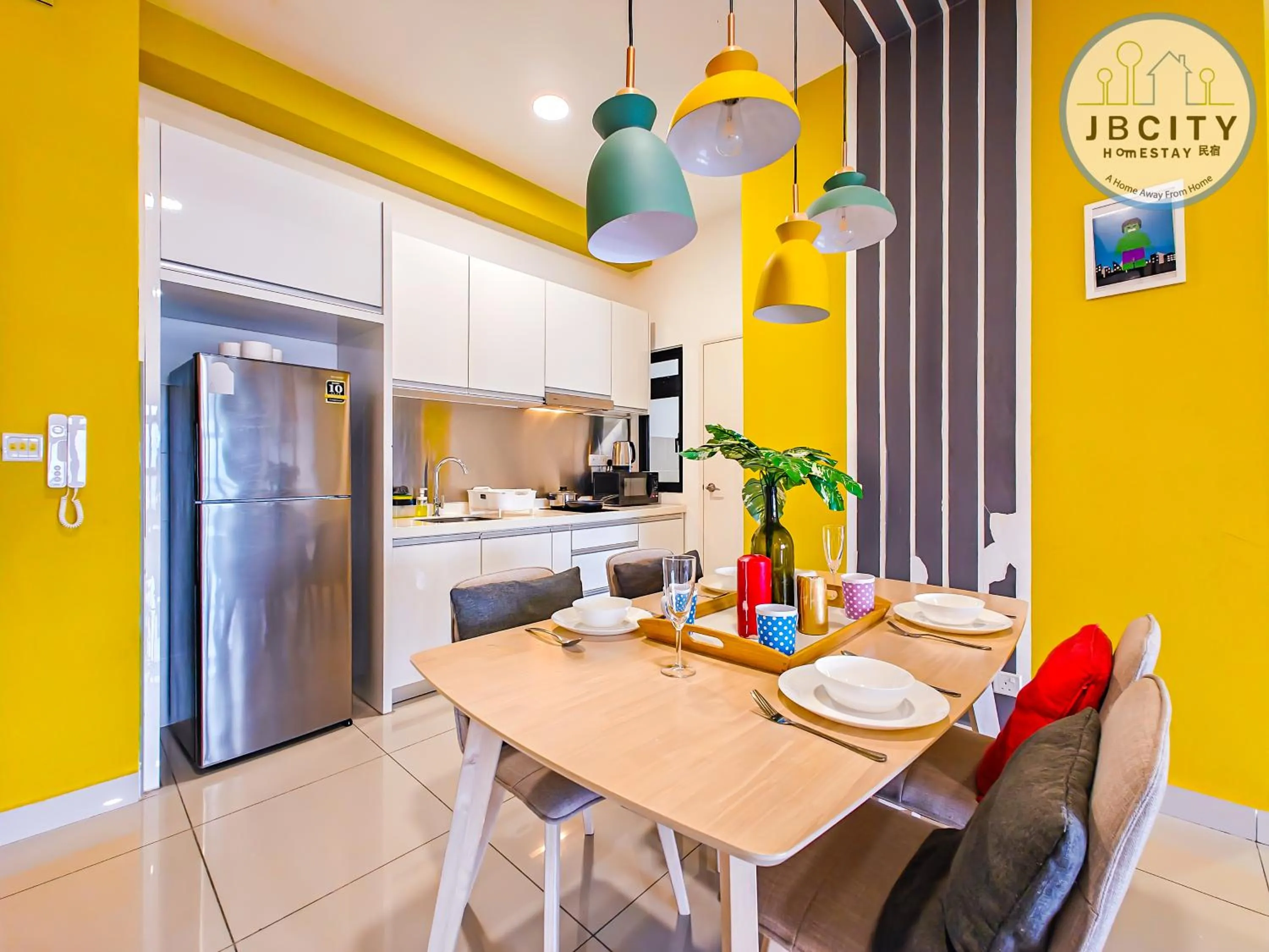 Kitchen or kitchenette in Pangsapuri Meridian by RR JBcity