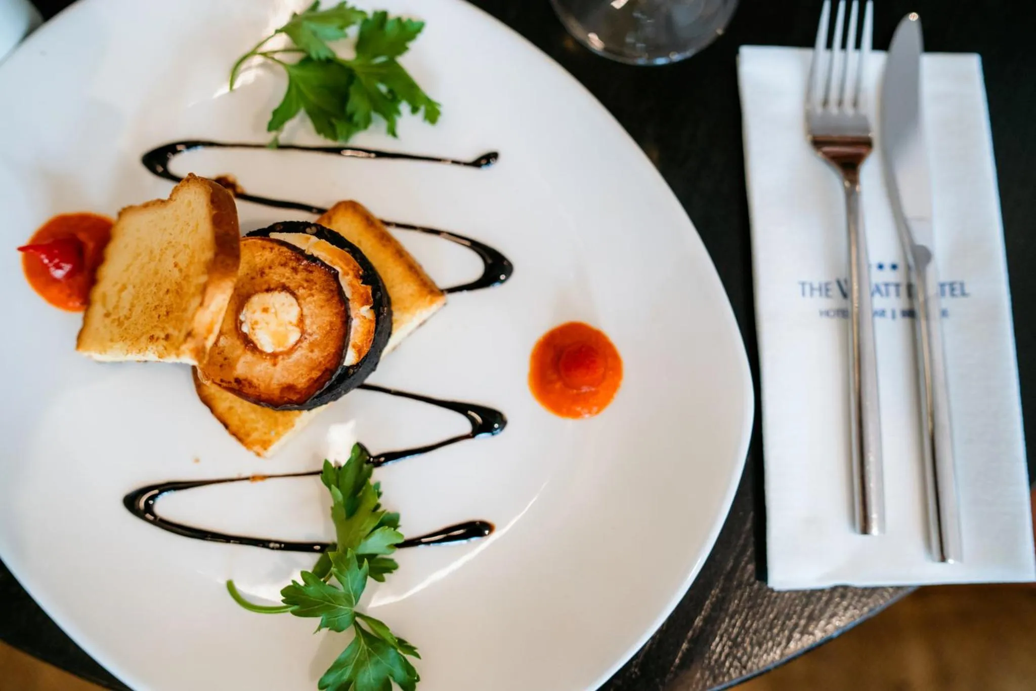 Food close-up in The Wyatt Hotel