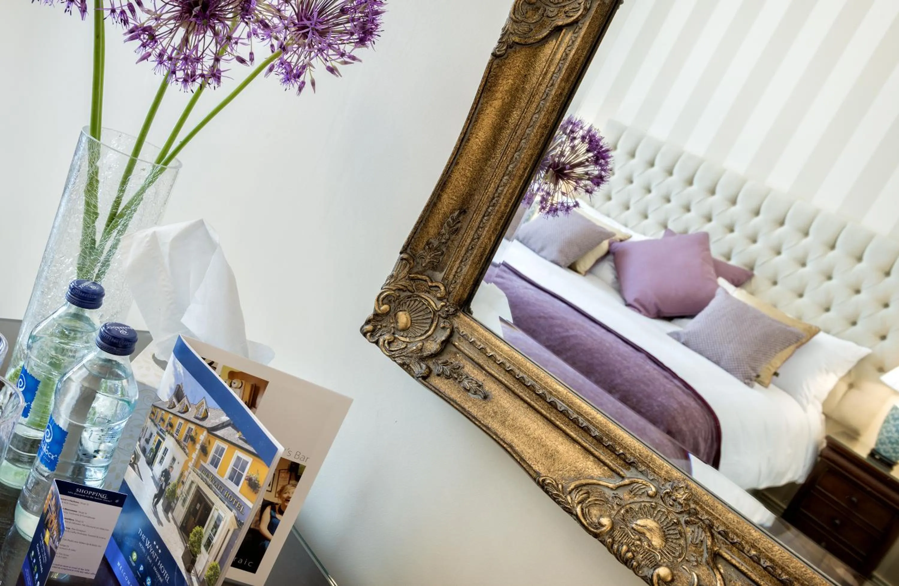 Decorative detail, Bed in The Wyatt Hotel