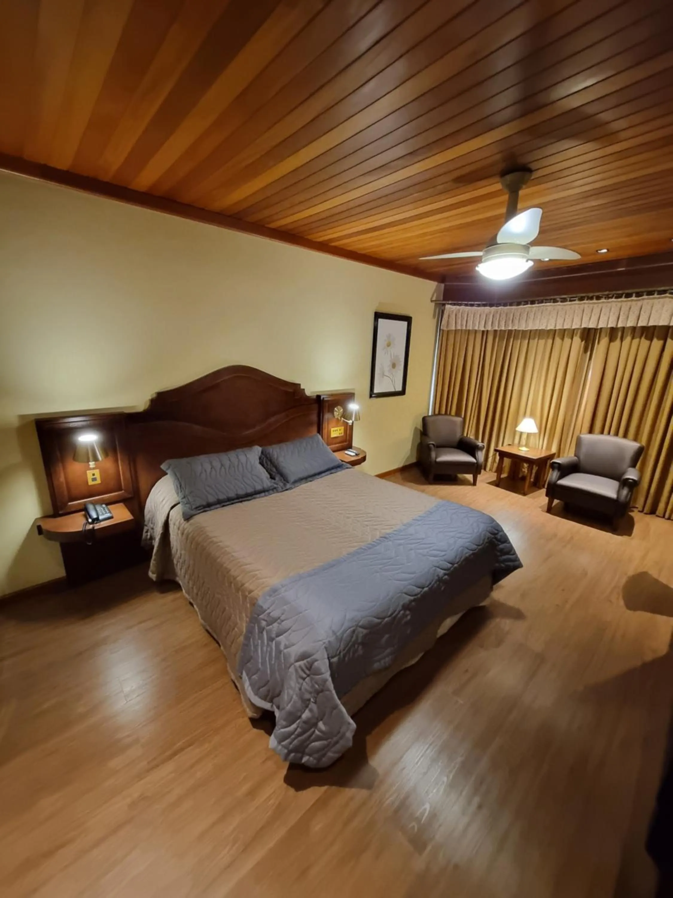 Bed in Pousada Vovó Carolina