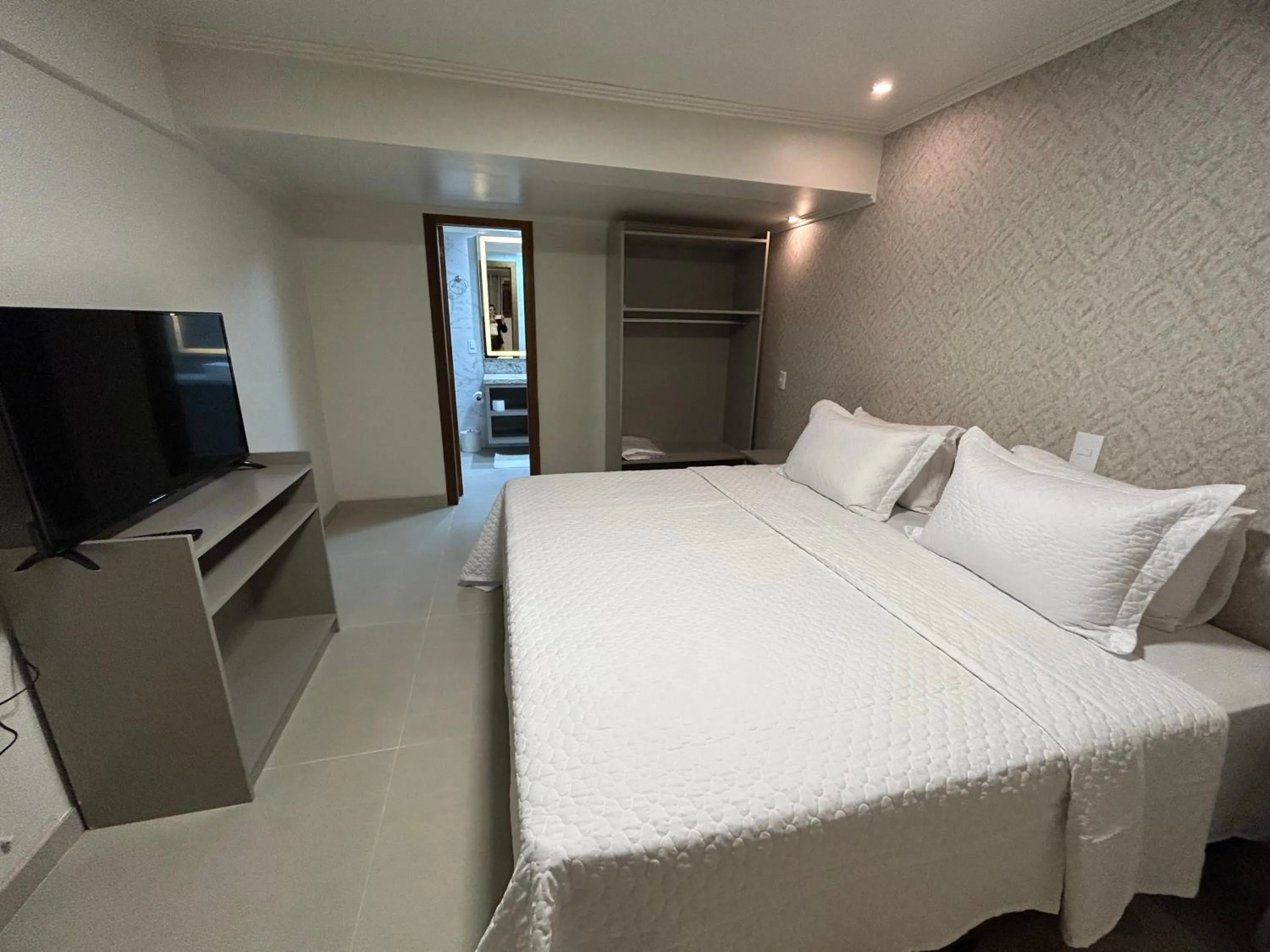 Bed in Pousada Villa Verde