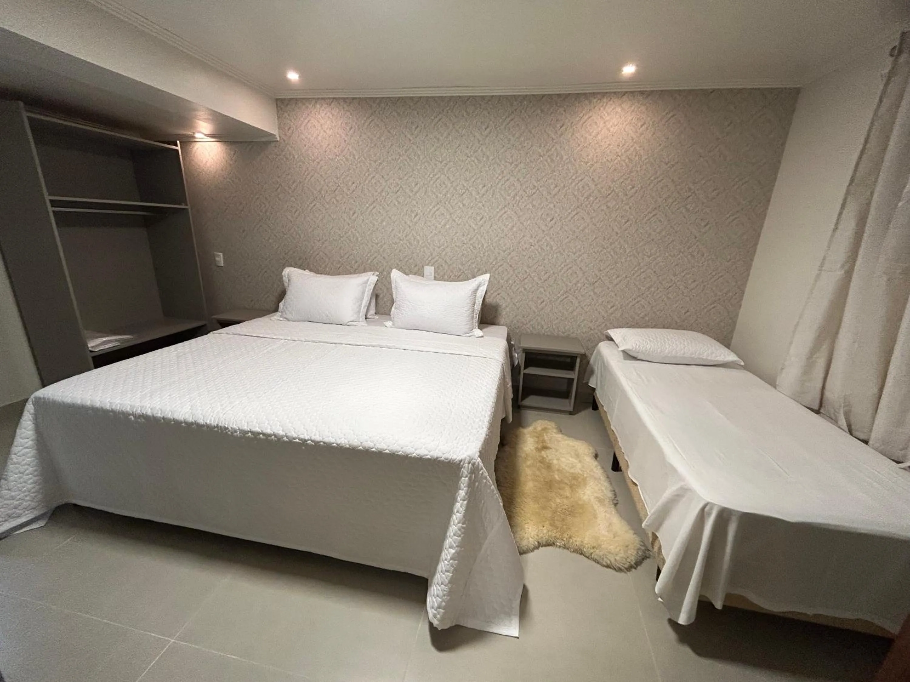 Bed in Pousada Villa Verde