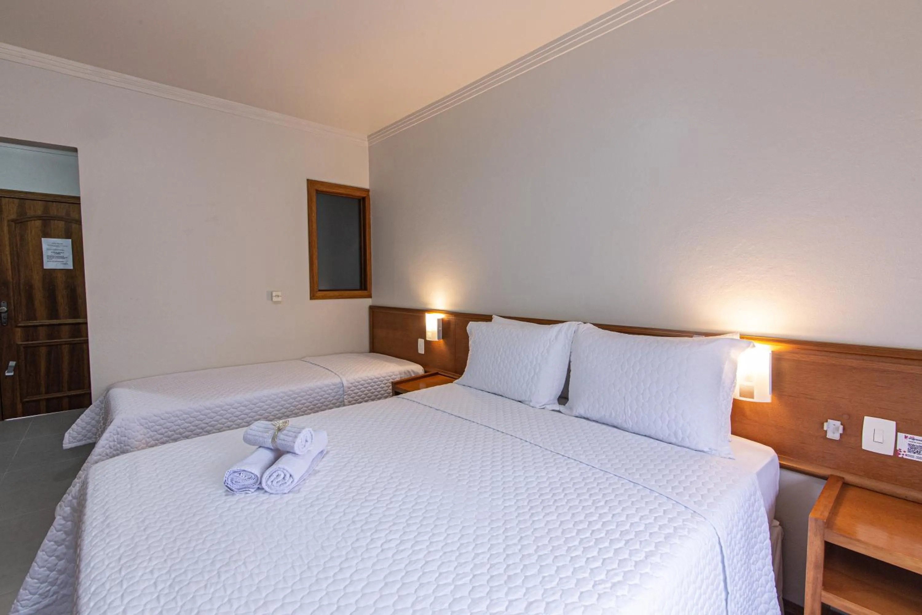 Bed in Pousada Villa Verde