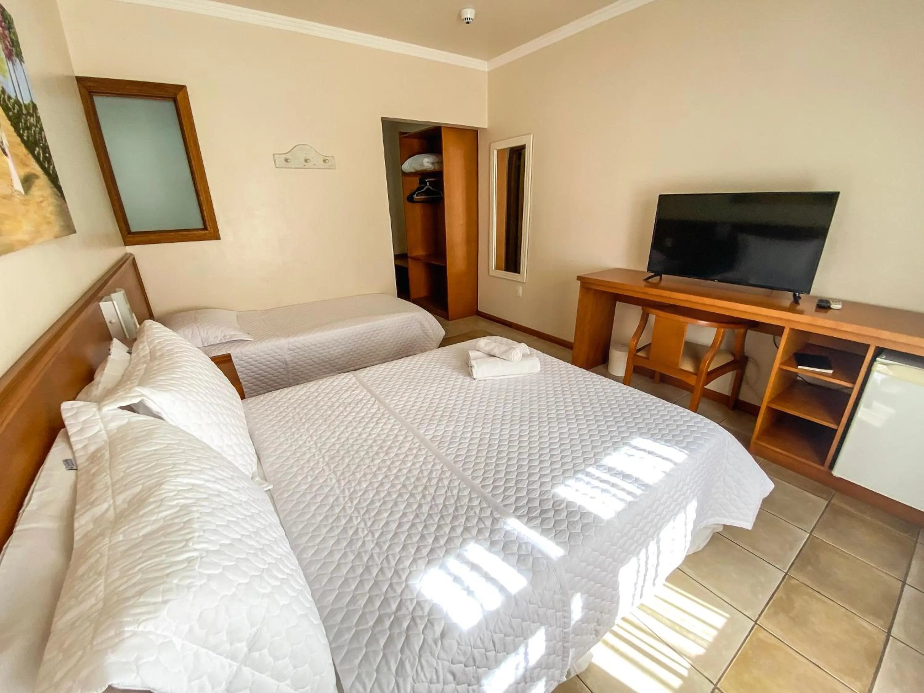 Bed in Pousada Villa Verde