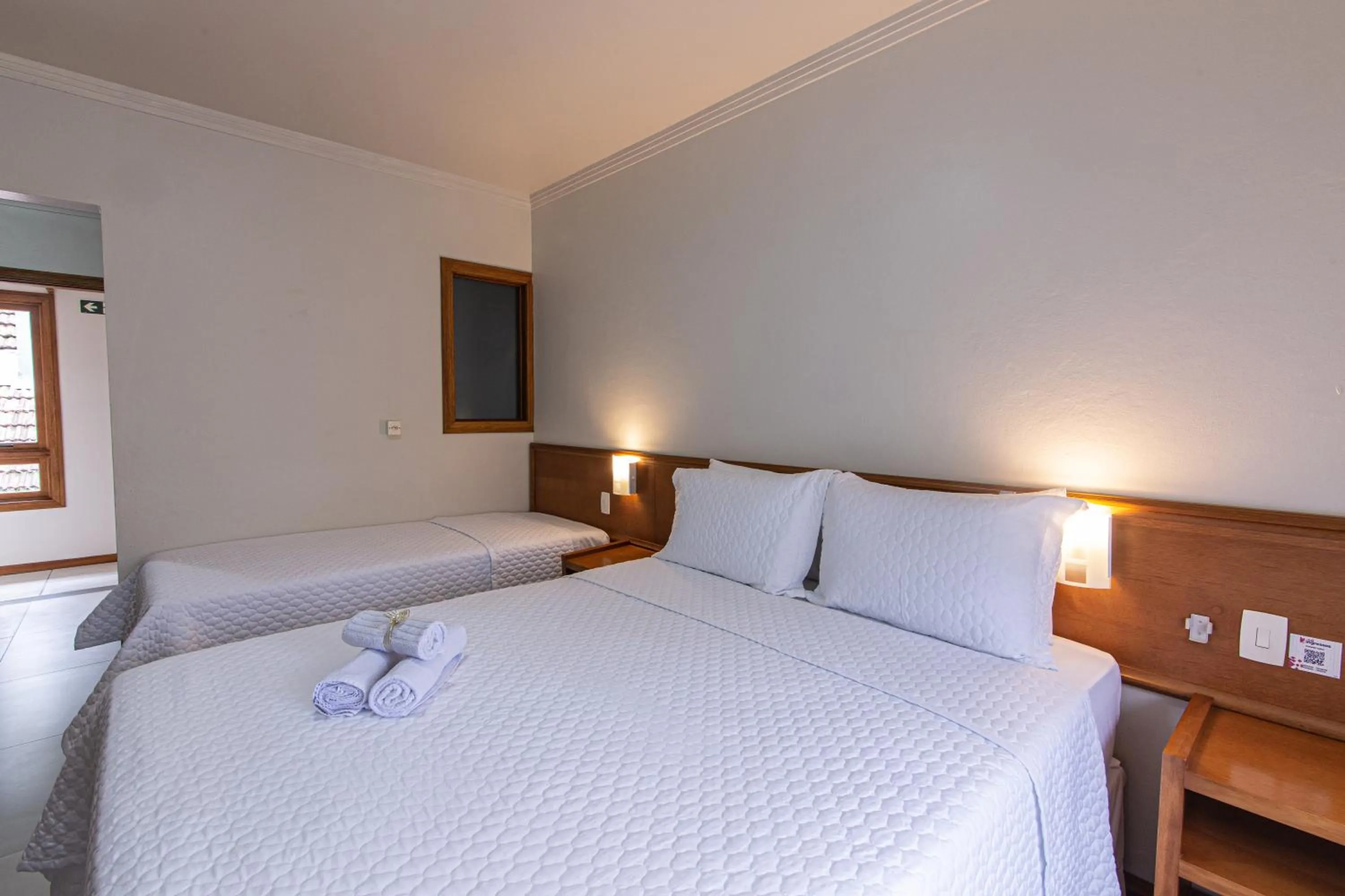 Bed in Pousada Villa Verde