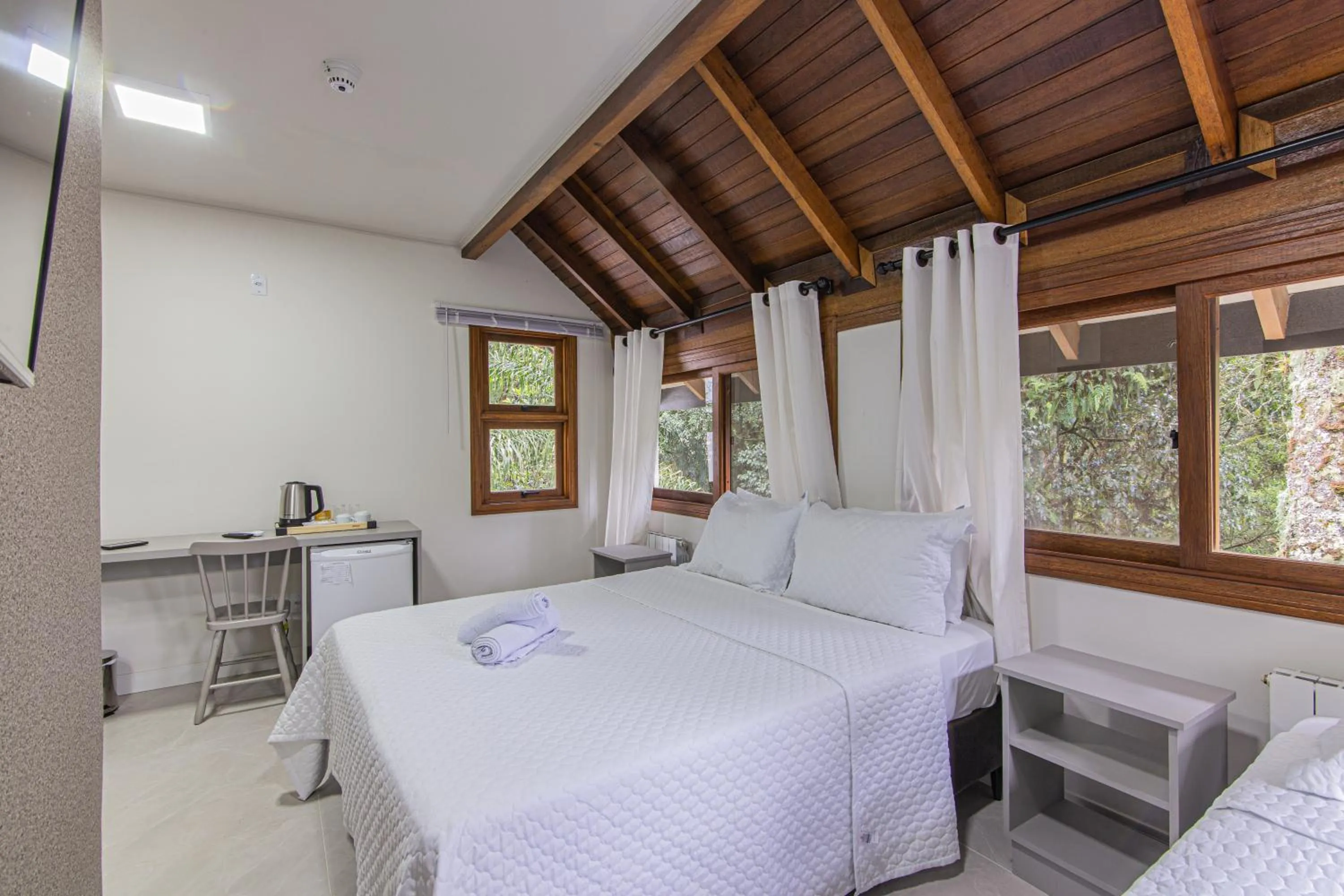 Bed in Pousada Villa Verde