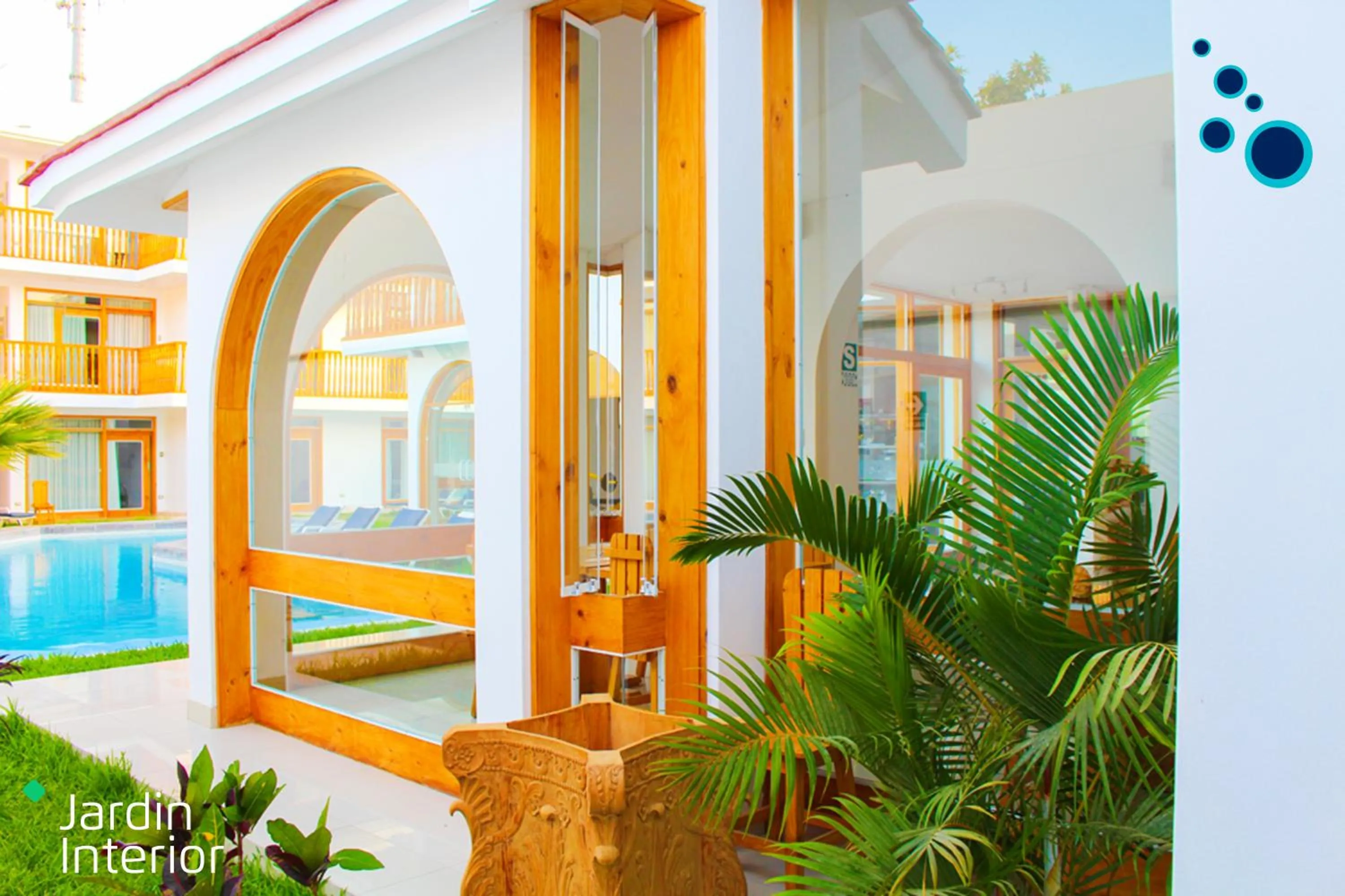 Garden in Hotel Boutique La Angostura