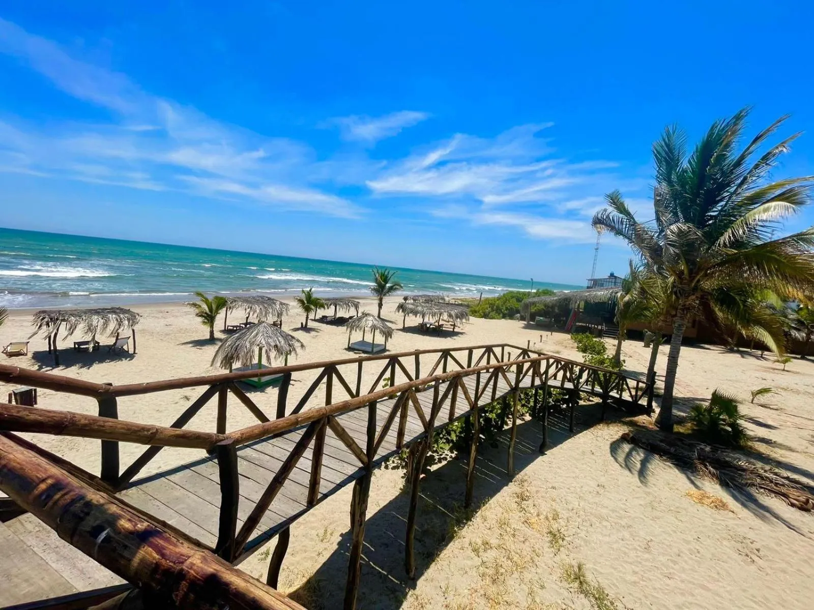 Beach in Bamboo Lodge