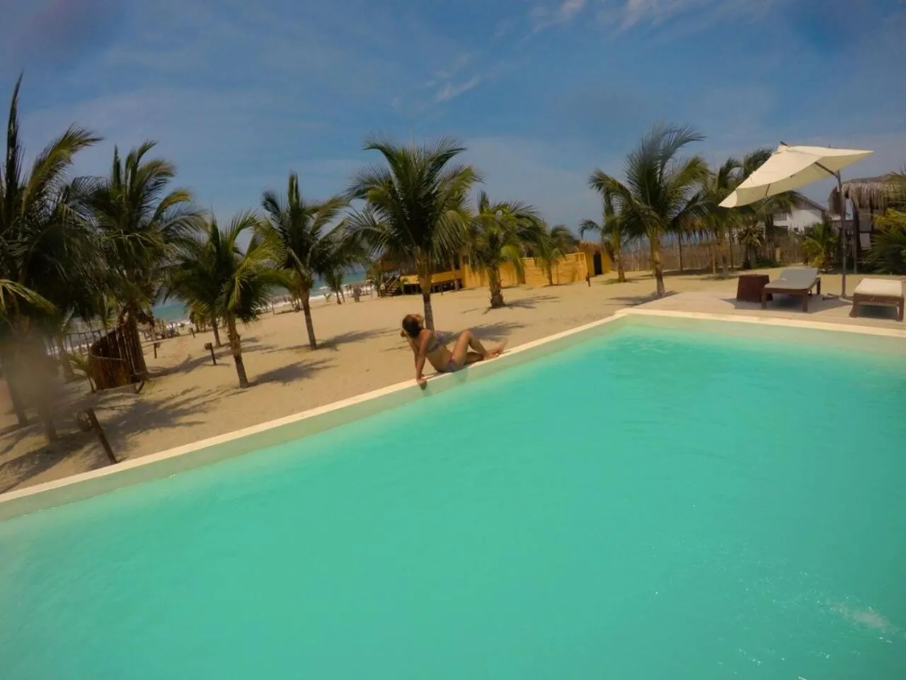 Swimming pool in Bamboo Lodge