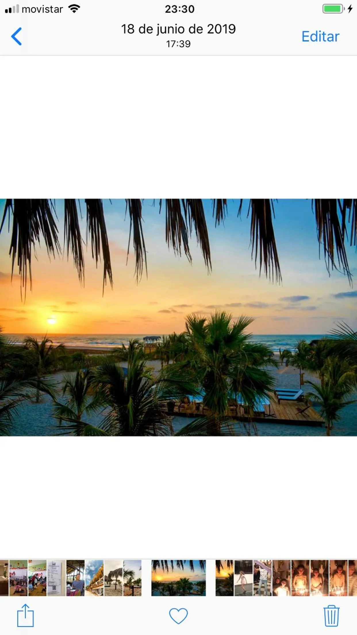 Sunset in Bamboo Lodge