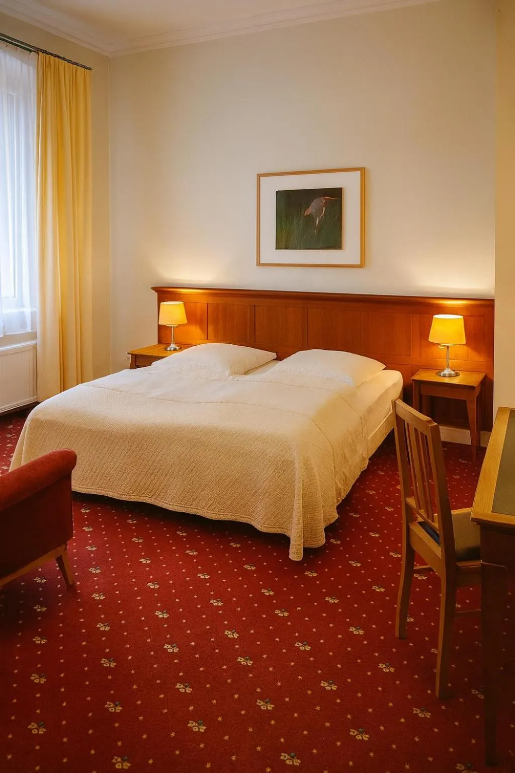 Bed in Hotel Vierseithof Luckenwalde