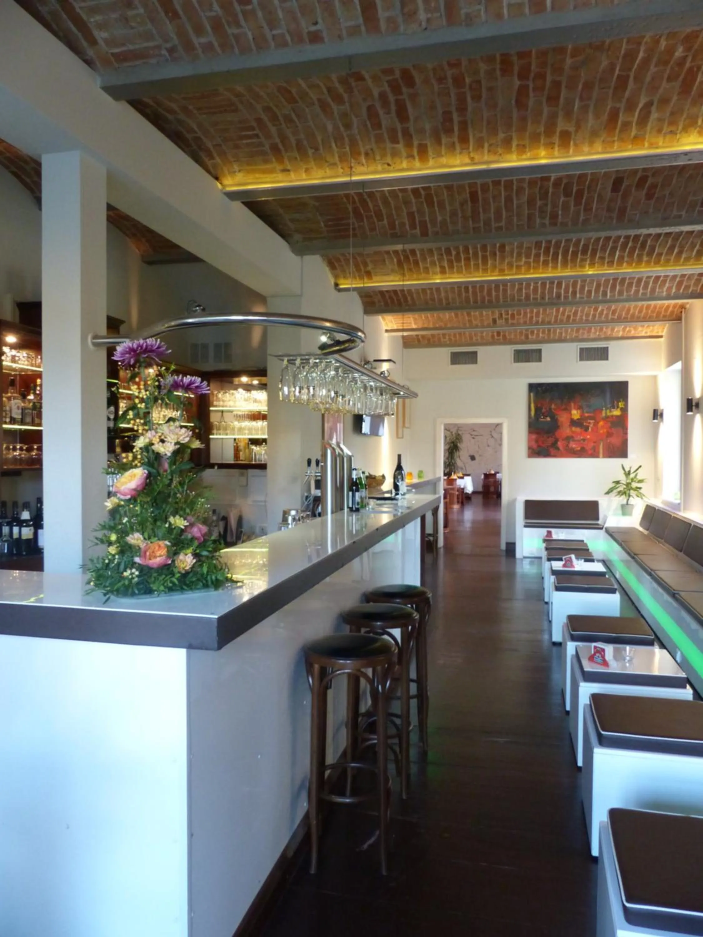 Lounge or bar in Hotel Vierseithof Luckenwalde