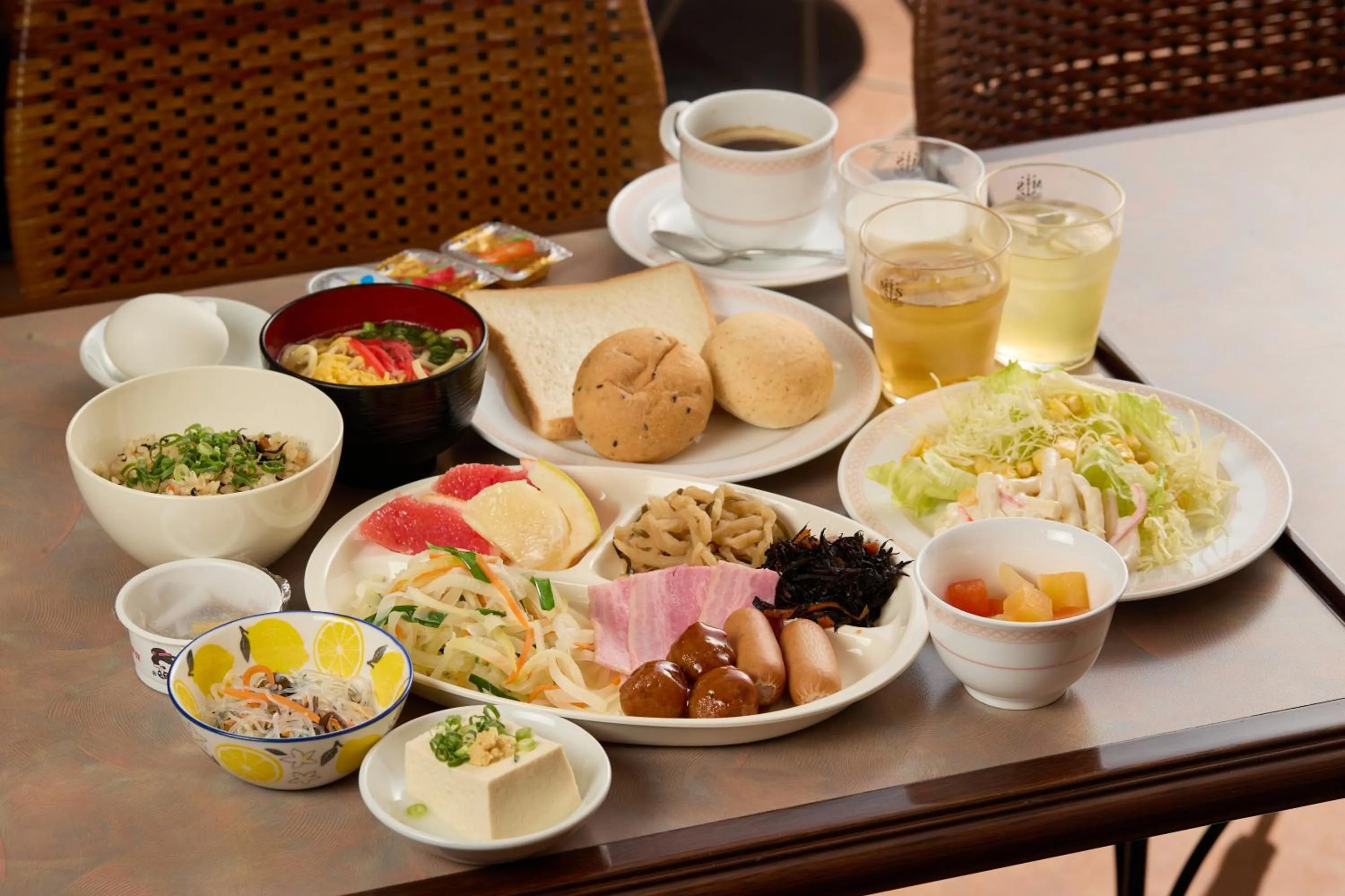 Breakfast in Naha Beach Side Hotel