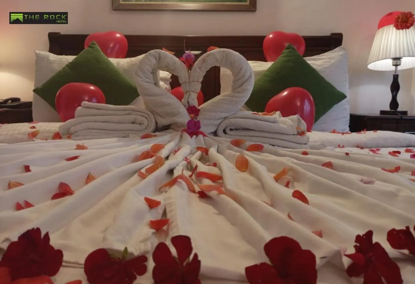 Bed in The Rock Hotel