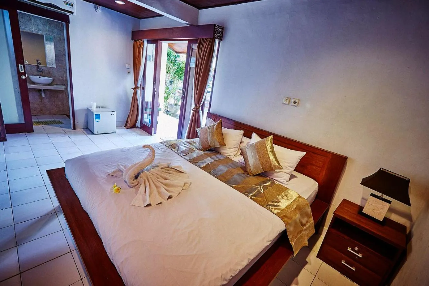 Bed in Matra Bali Guesthouse