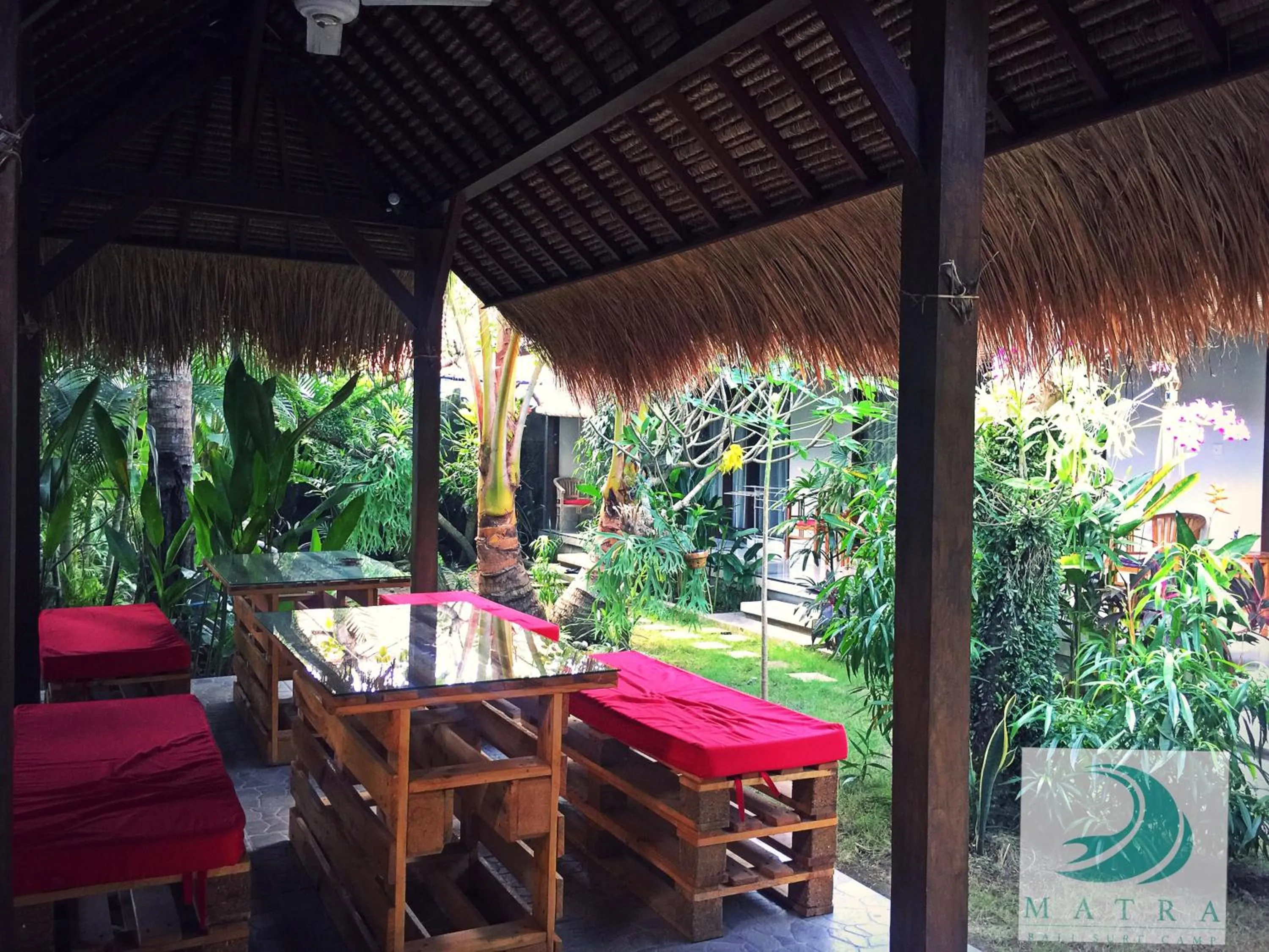 Seating area in Matra Bali Guesthouse