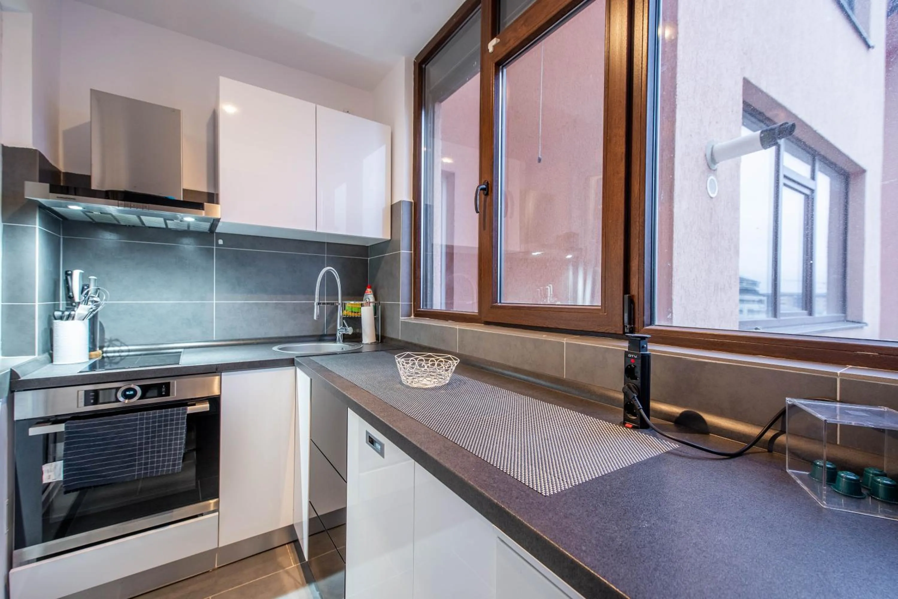 Kitchen or kitchenette in Studio Residence Militari M2