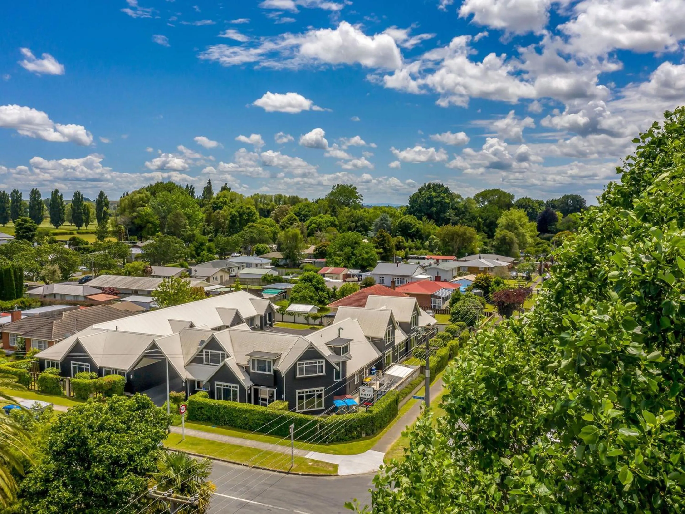 Bird's eye view in Matamata Central Motel