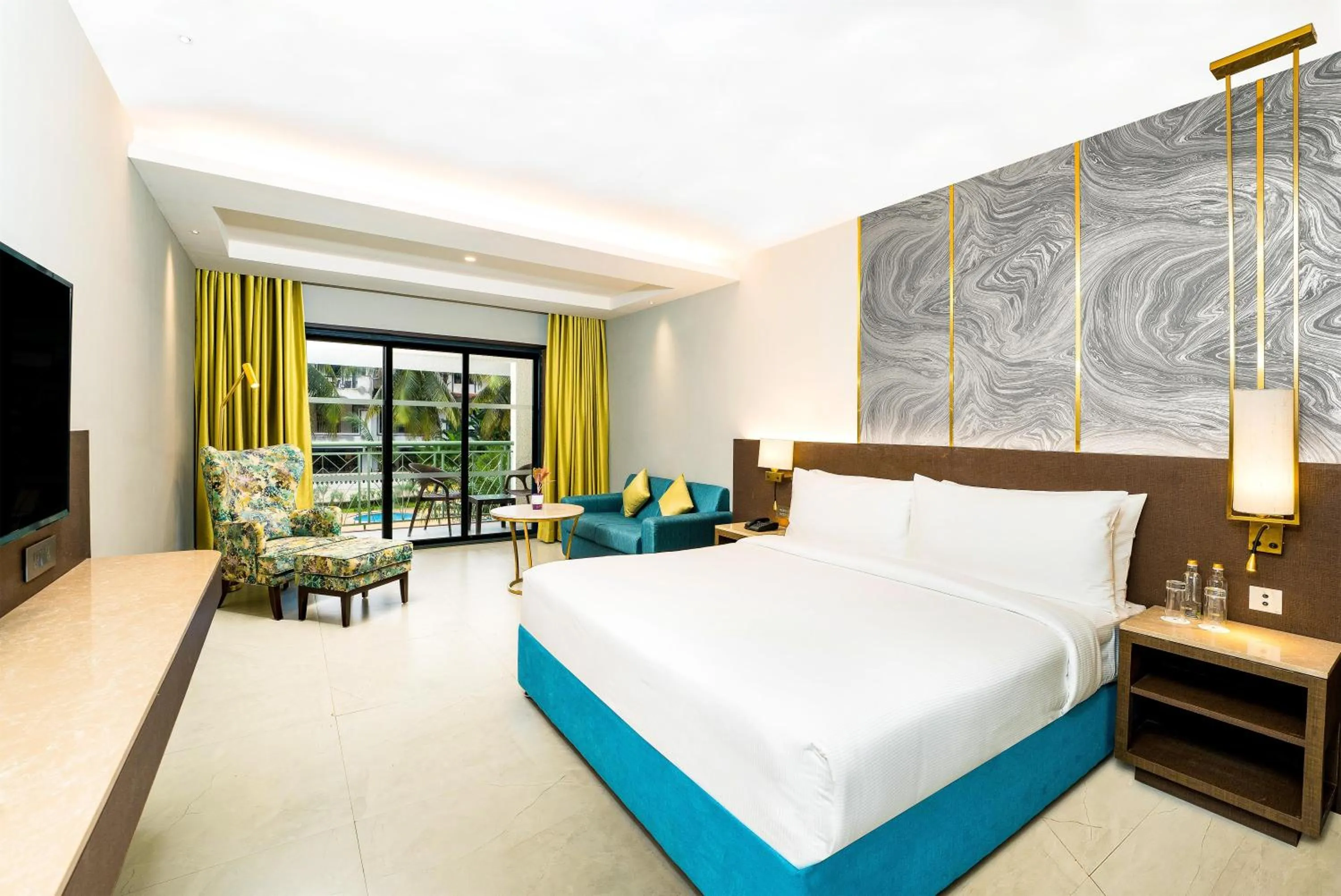 Bed in DoubleTree by Hilton Hotel Goa - Arpora - Baga