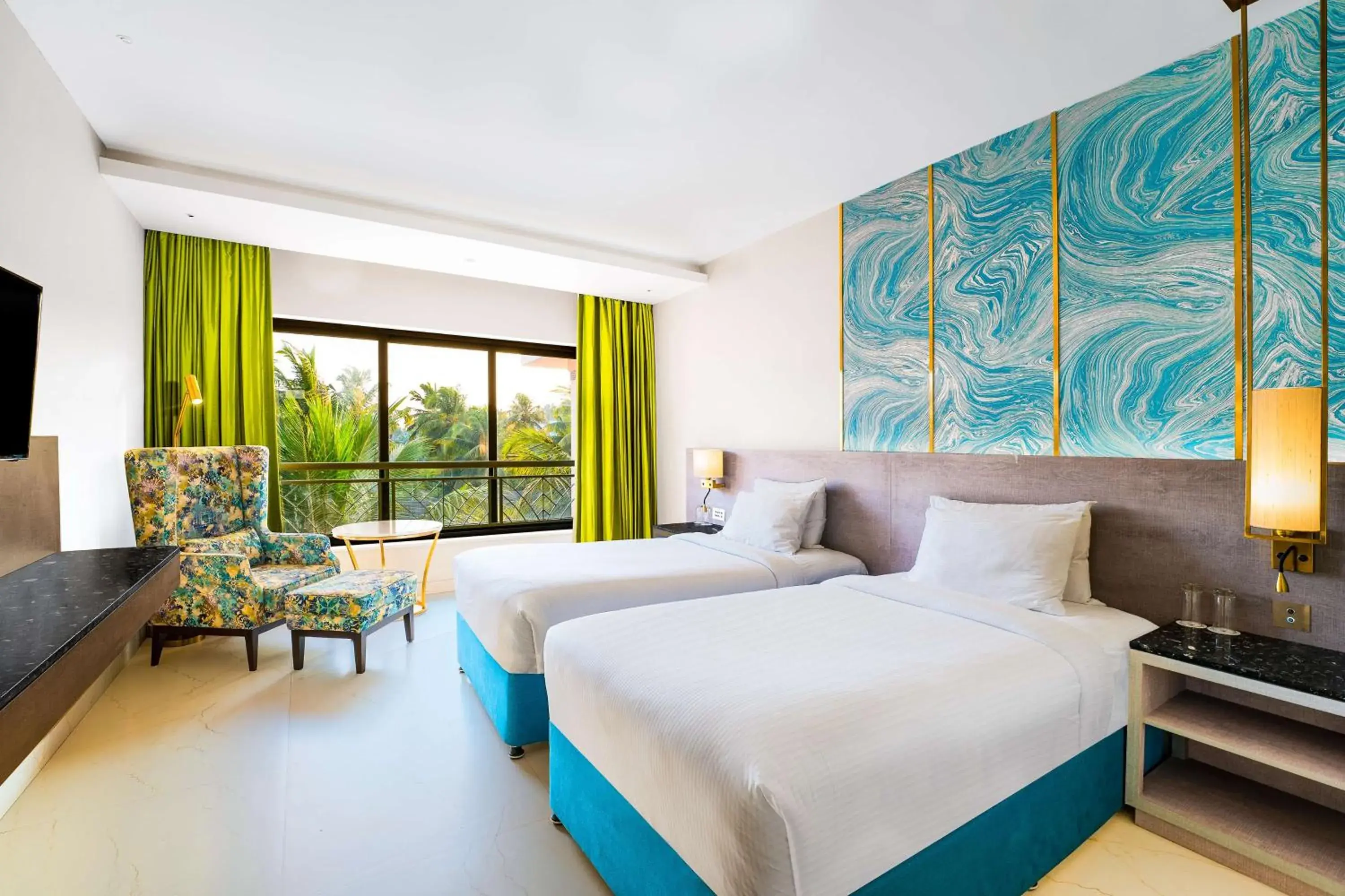Deluxe Twin Room in DoubleTree by Hilton Hotel Goa - Arpora - Baga Deluxe Twin Room in DoubleTree by Hilton Hotel Goa - Arpora - Baga